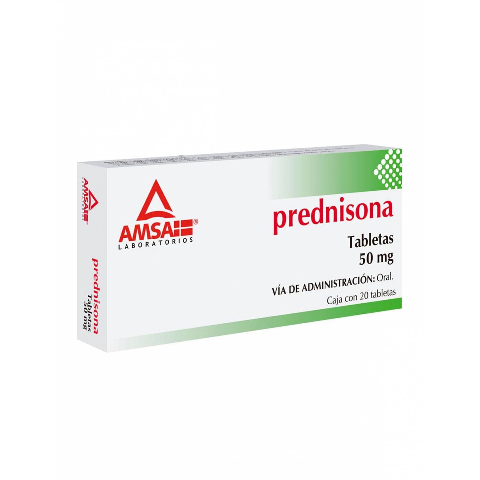 Prednisona 50 mg Caja Con 20 Tabletas
