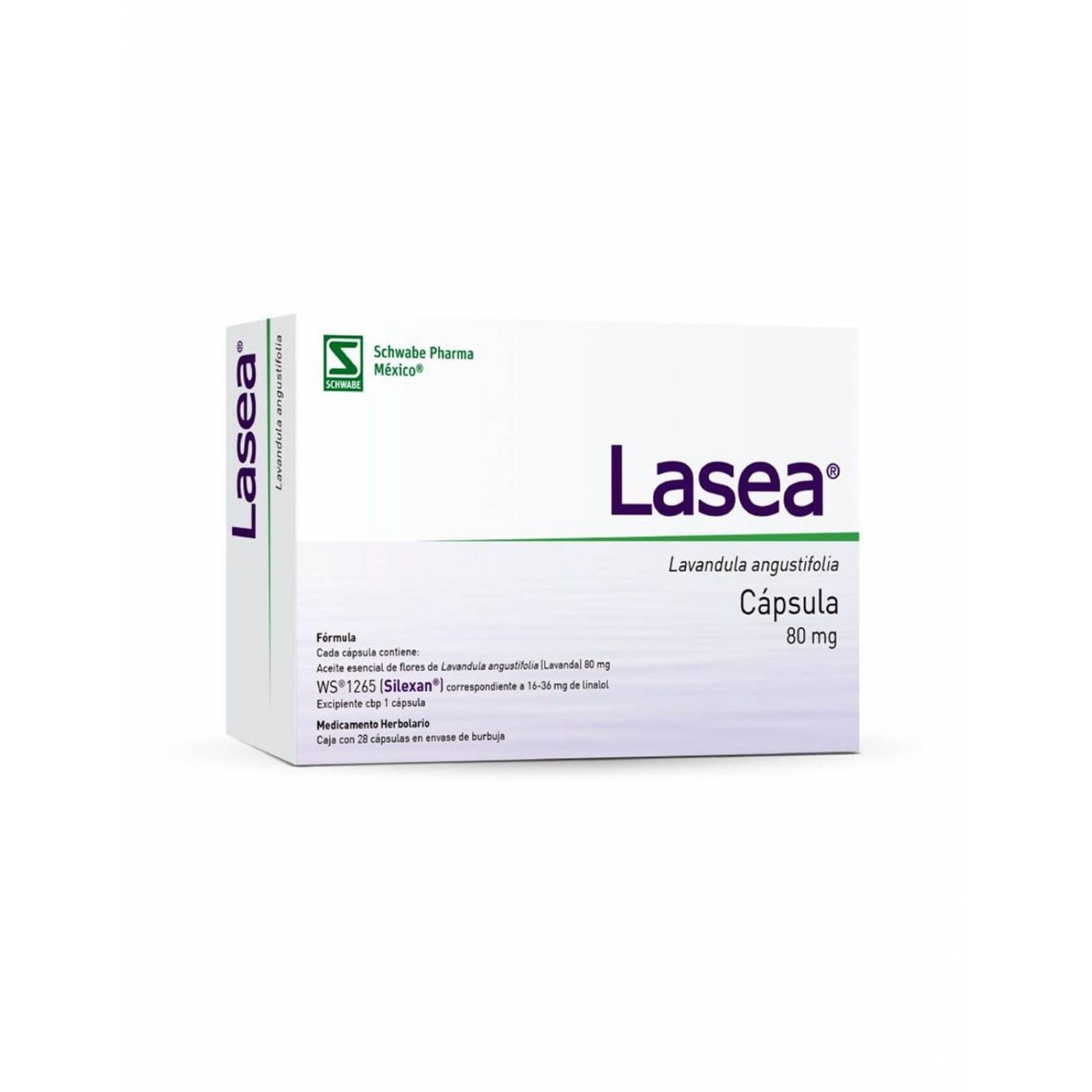 Lasea 80 mg Caja Con 28 Cápsulas