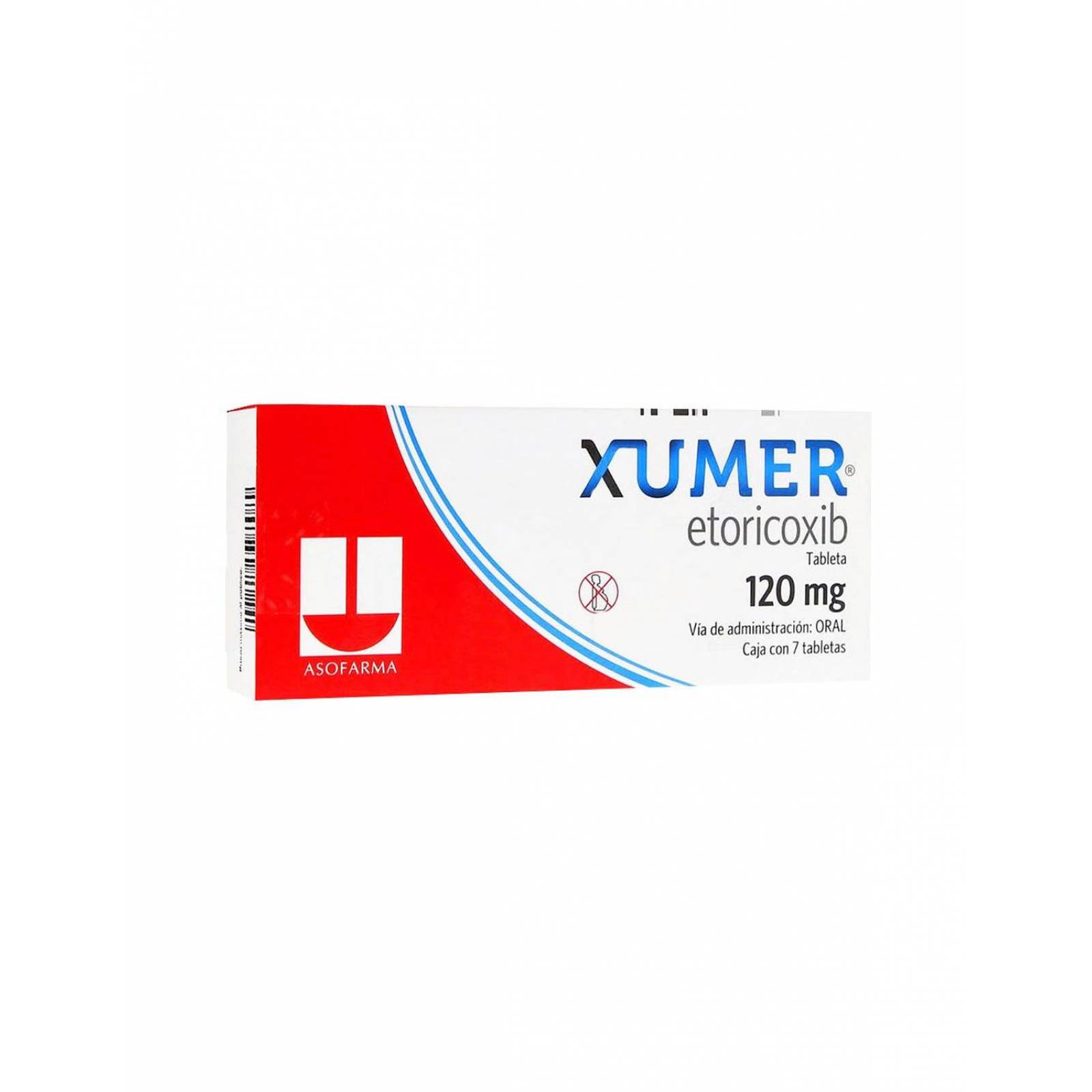 Xumer 120 mg Caja Con 7 Tabletas 
