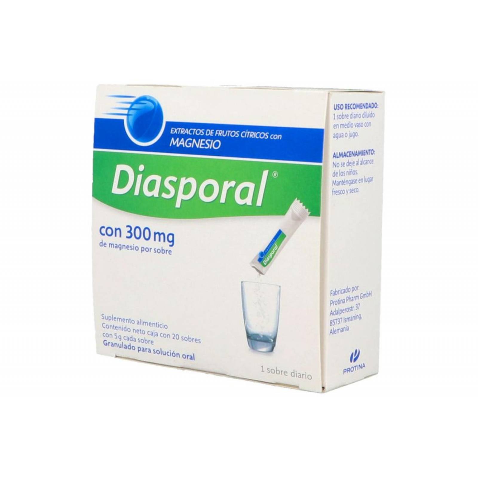 Diasporal 300 mg Caja Con 20 Sobres