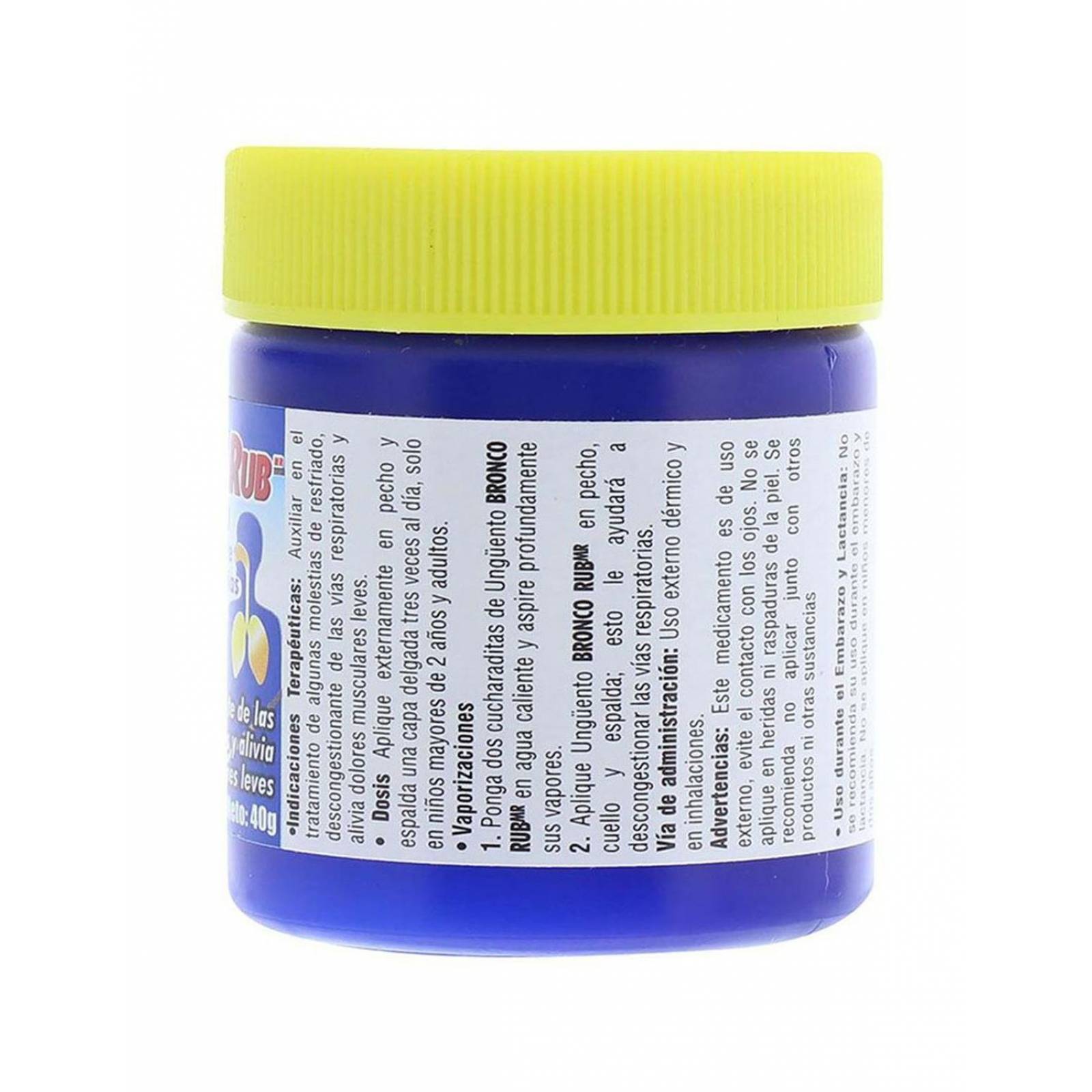 Bronco Rub Ungüento Con 1 Frasco con 40 g 