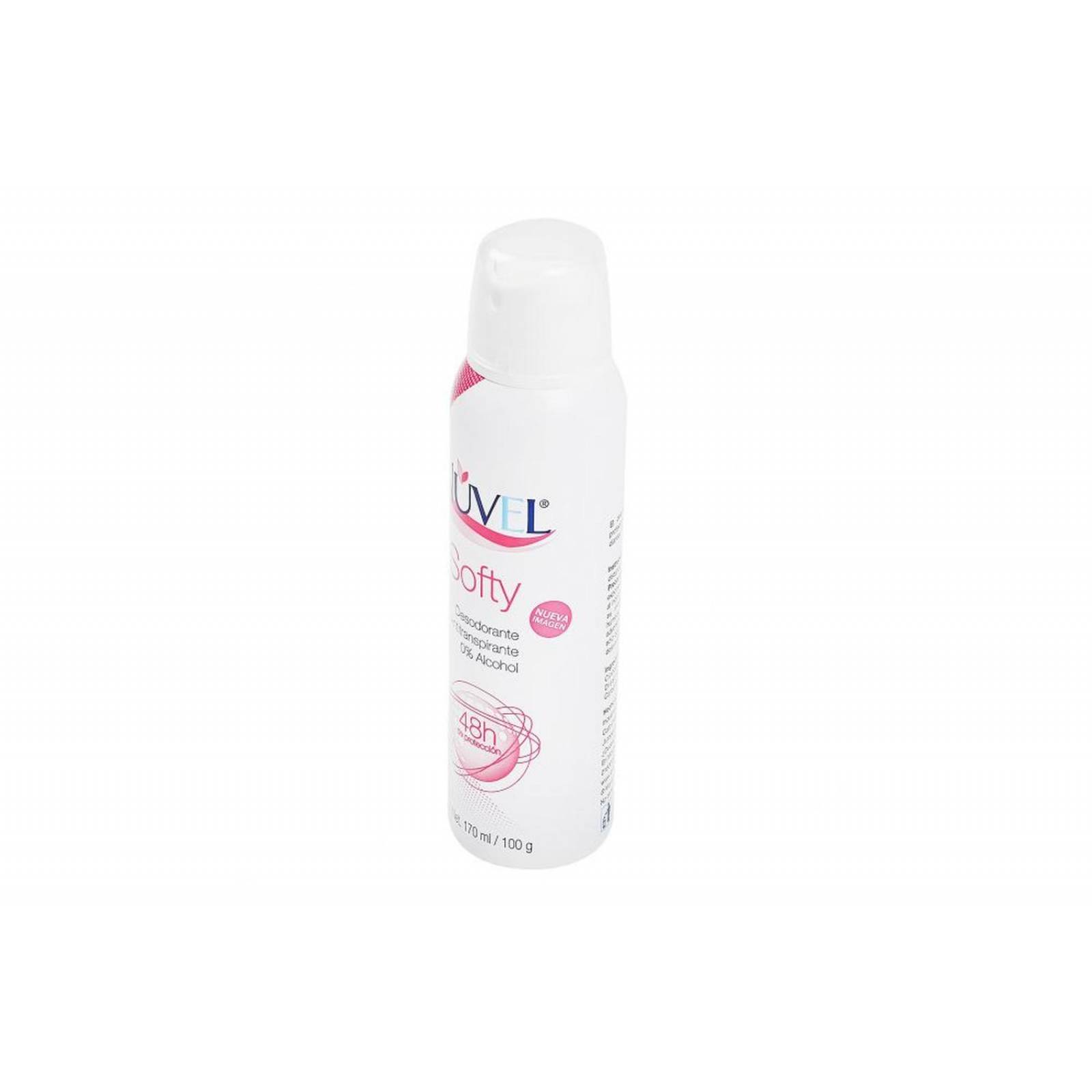 Nuvel Softy Desodorante En Aerosol Frasco Con 170 mL