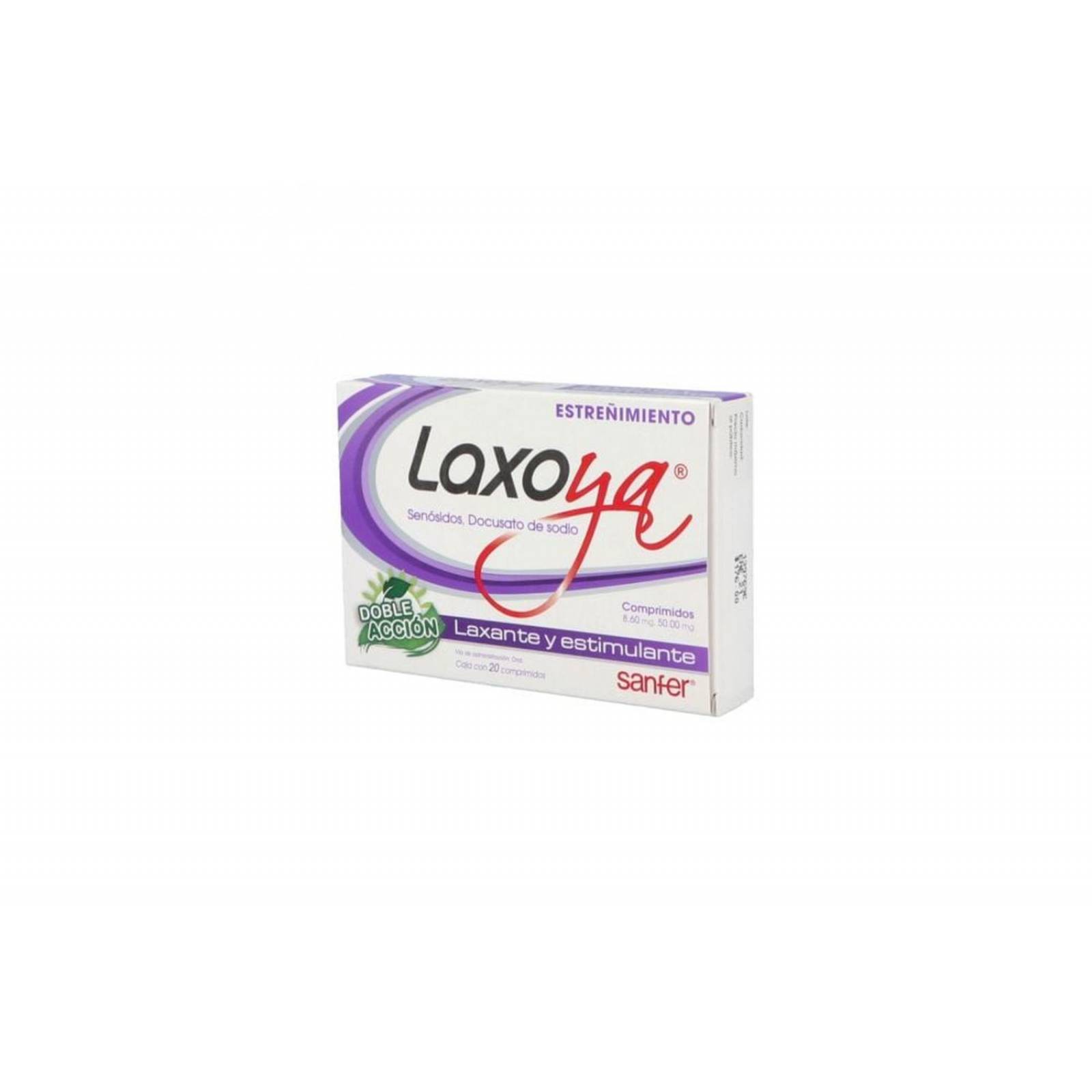 Laxoya 8.60 mg/50 mg Caja Con 20 Comprimidos 