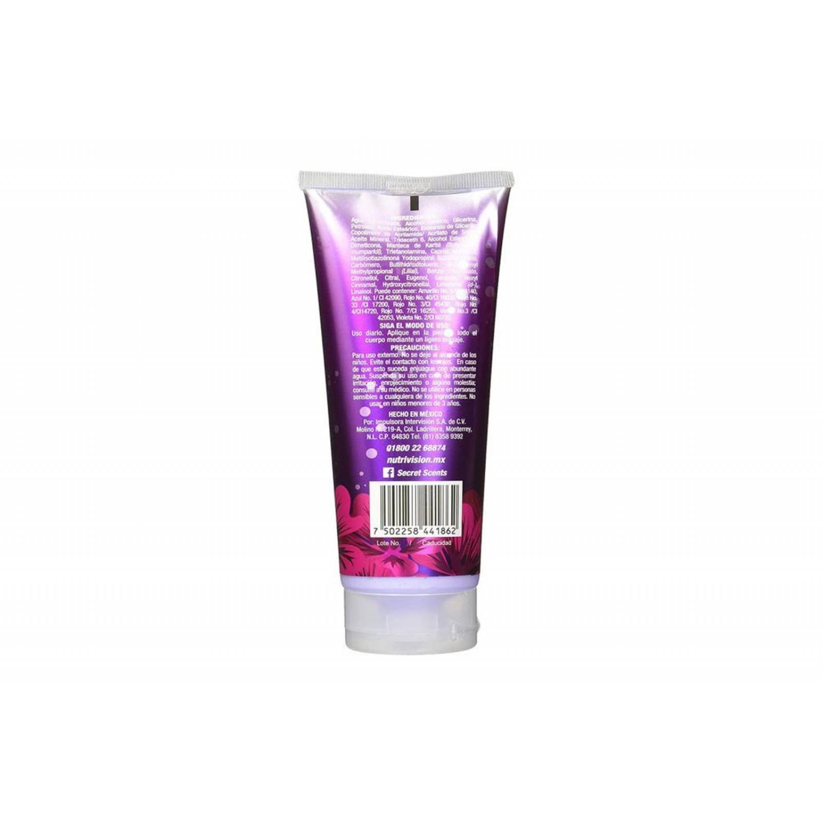Secret Scents Crema Corporal Tubo Con 220 mL - Midnight Kiss 