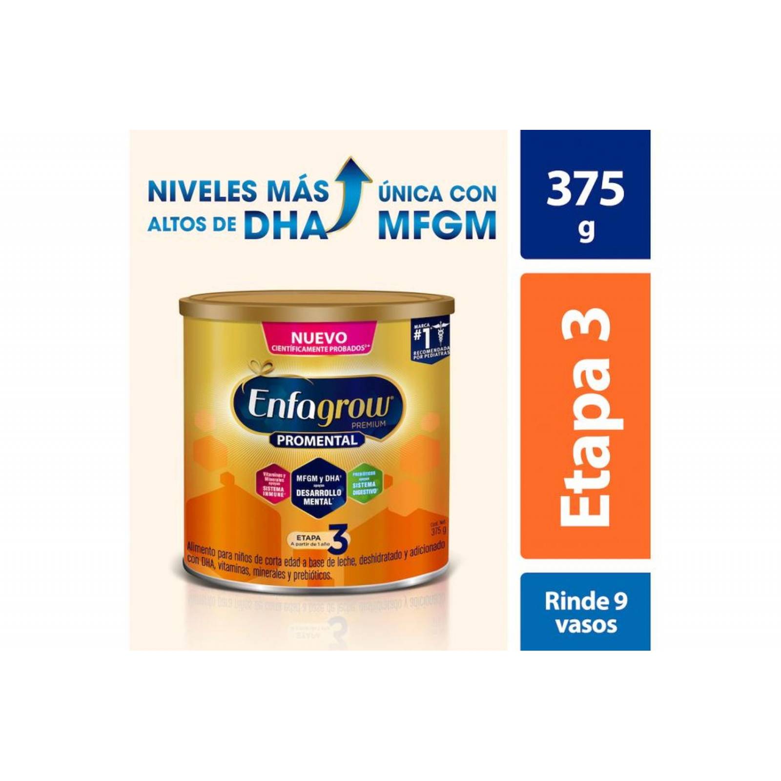 Enfagrow Promental Etapa 3 Lata Con 375 g 