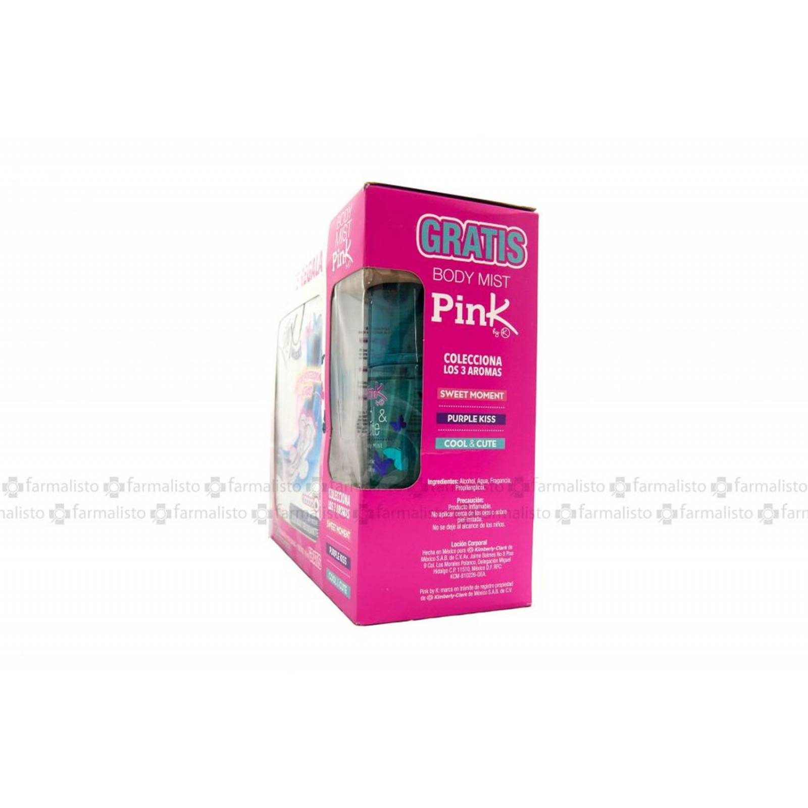 Kotex Kit Toallas Maxi Día / Noches 20 Piezas + Bodi Mist 100 mL 