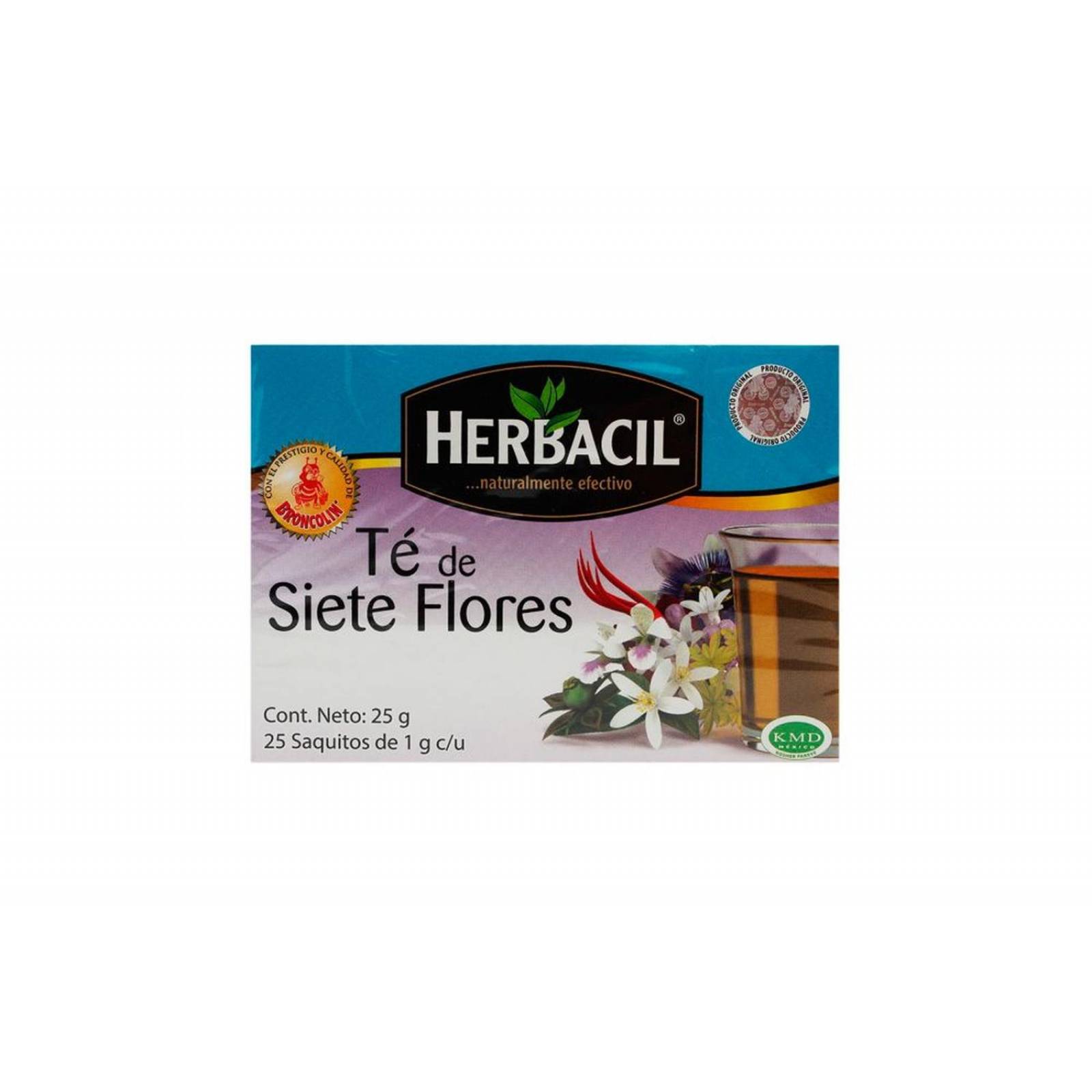 Herbacil Té De Siete Flores Caja Con 25 Saquitos