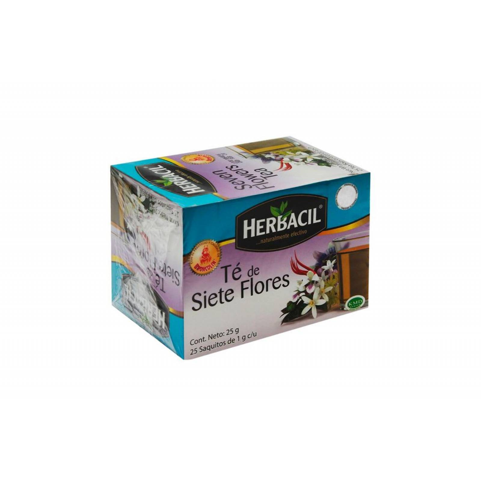 Herbacil Té De Siete Flores Caja Con 25 Saquitos