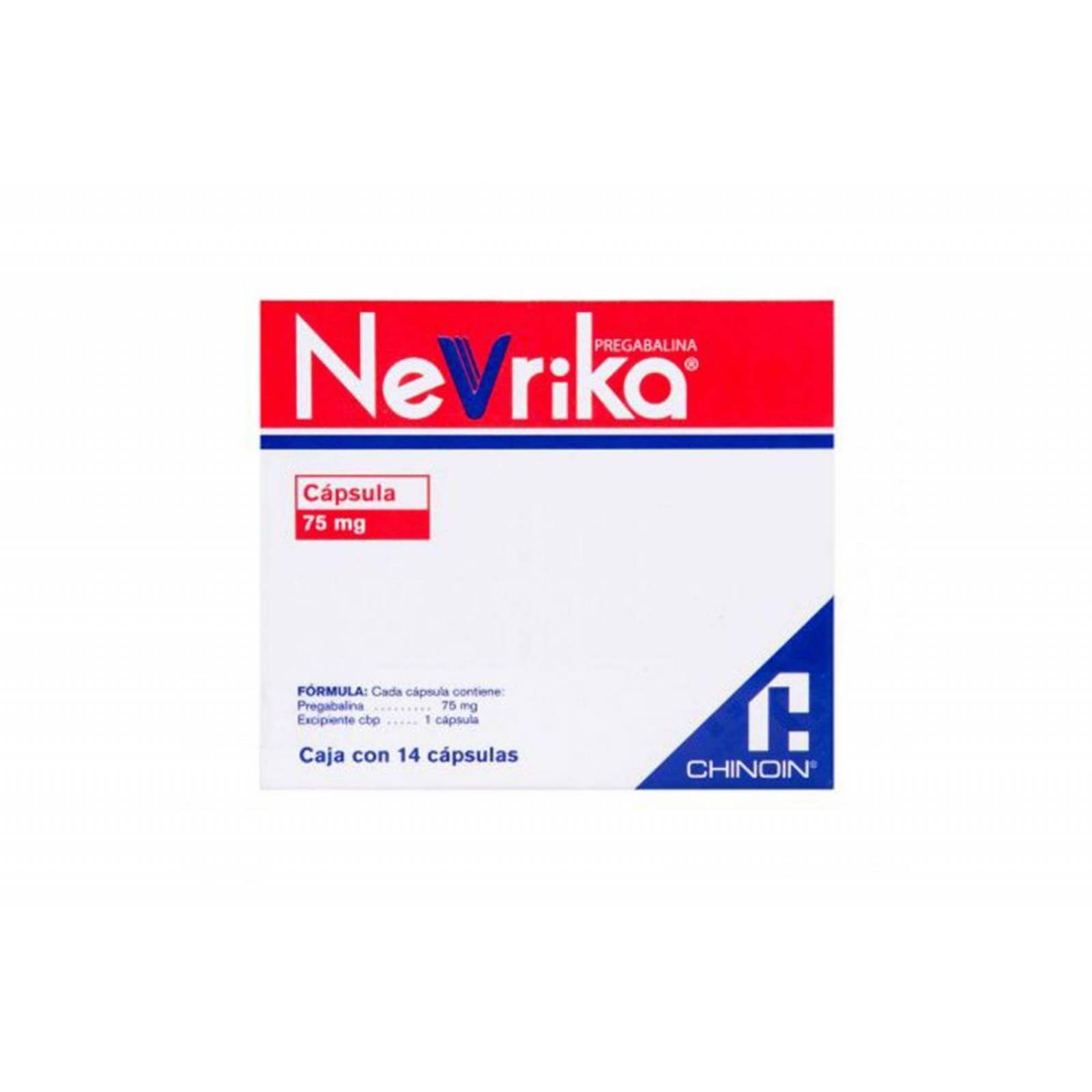 Nevrika 75 mg Caja Con 14 Tabletas 