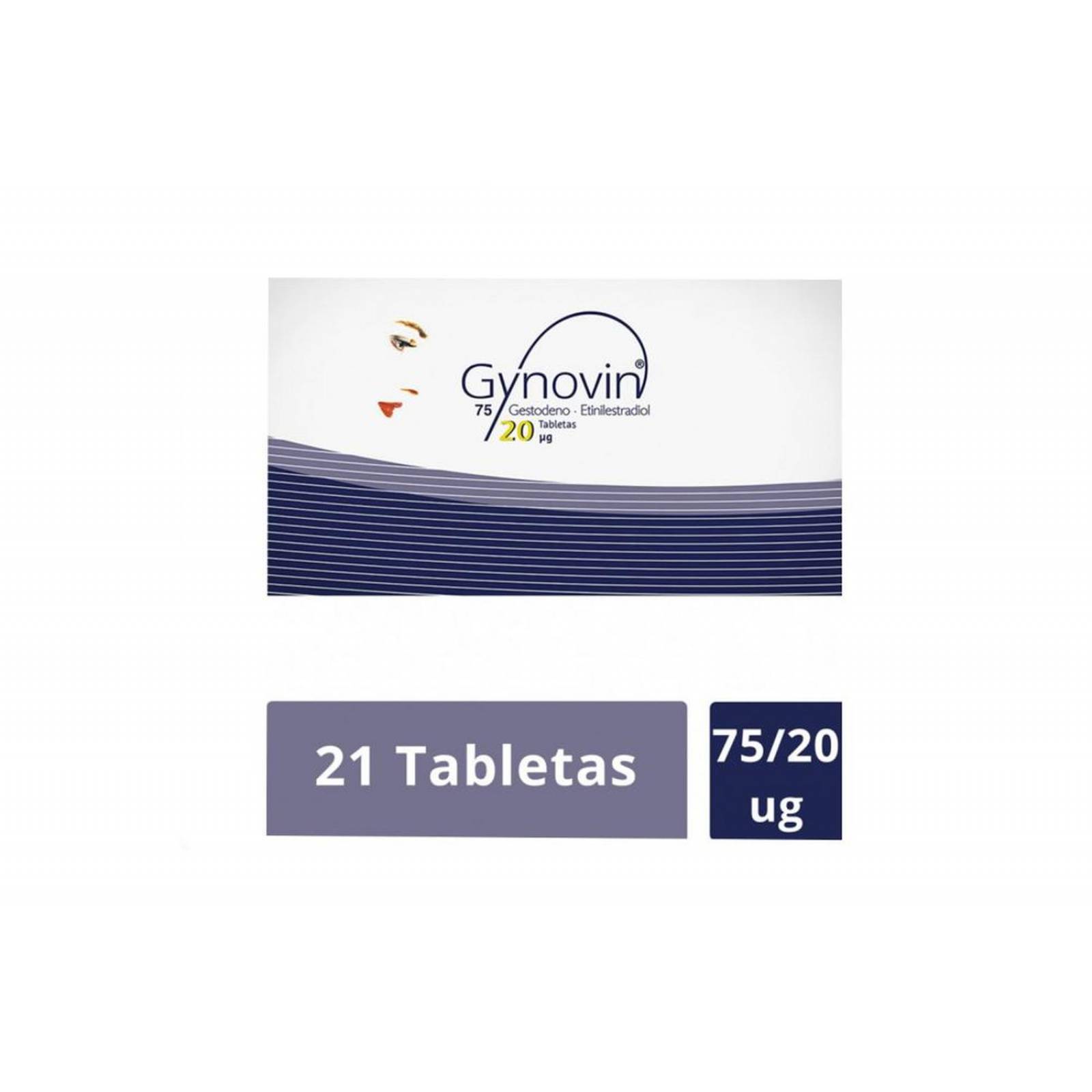 Gynovin 20 mcg Caja Con 21 Tabletas 