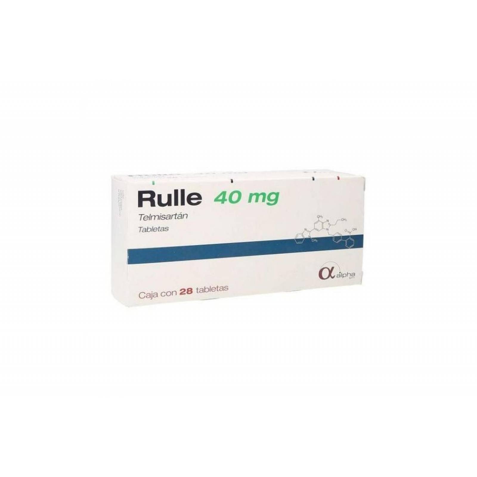 Rulle 40 mg Caja Con 28 Tabletas