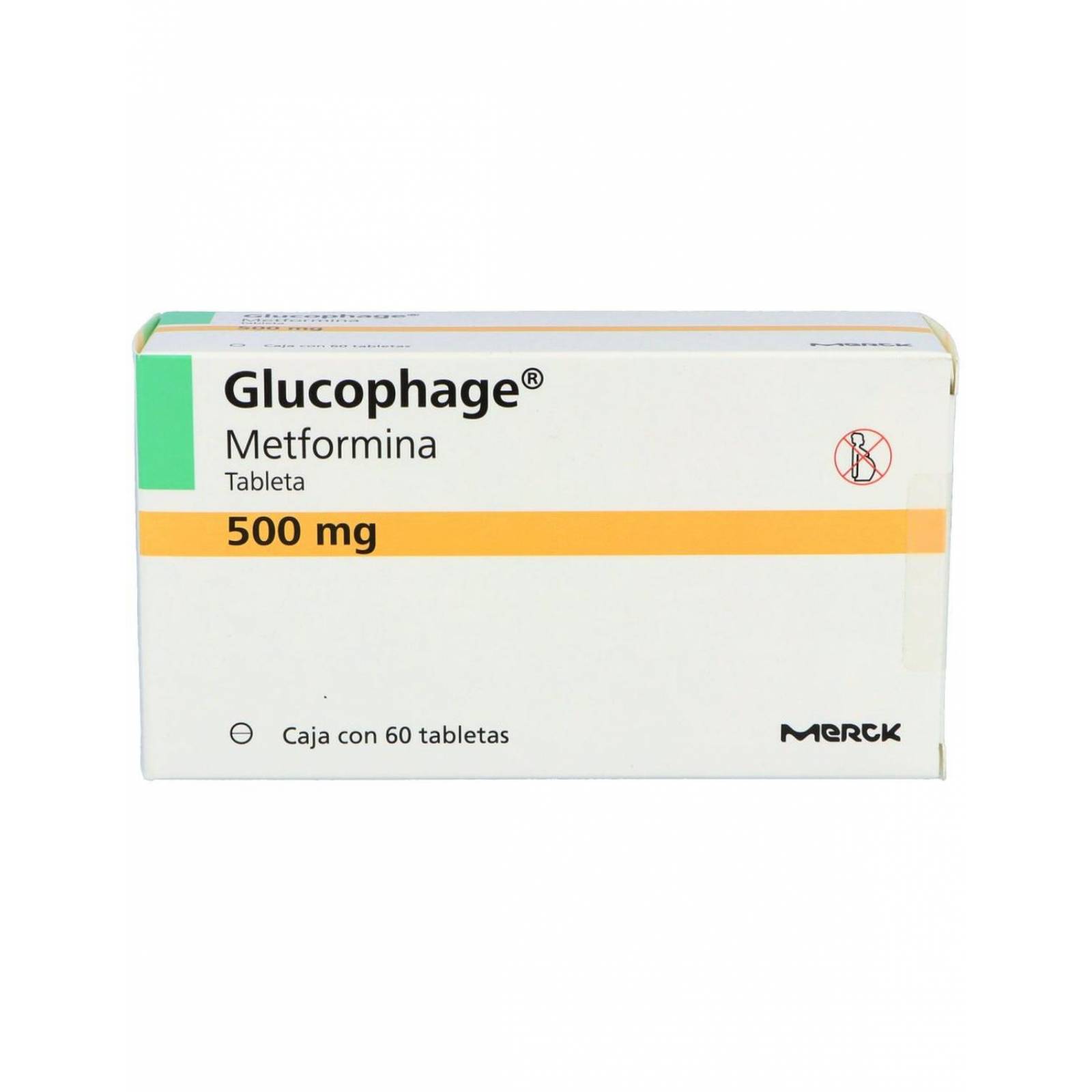 Glucophage 500 mg Caja Con 60 Tabletas 