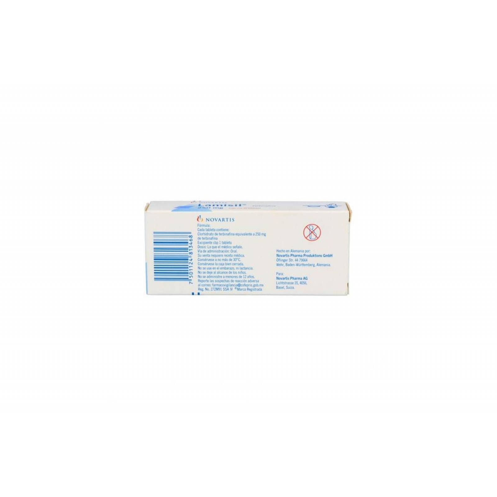 Lamisil 250 mg Caja Con 20 Tabletas 