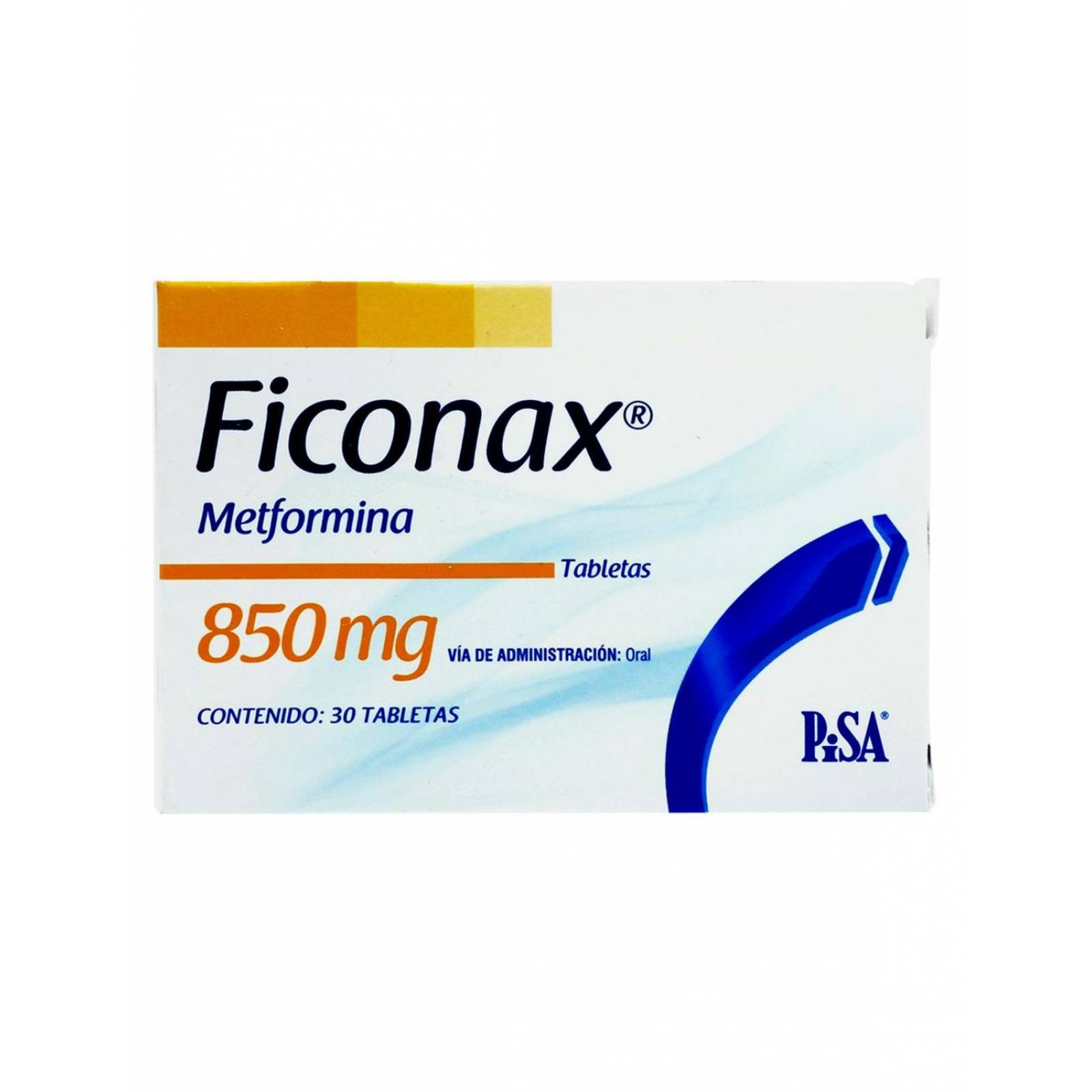 Ficonax 850 mg Caja Con 30 Tabletas 