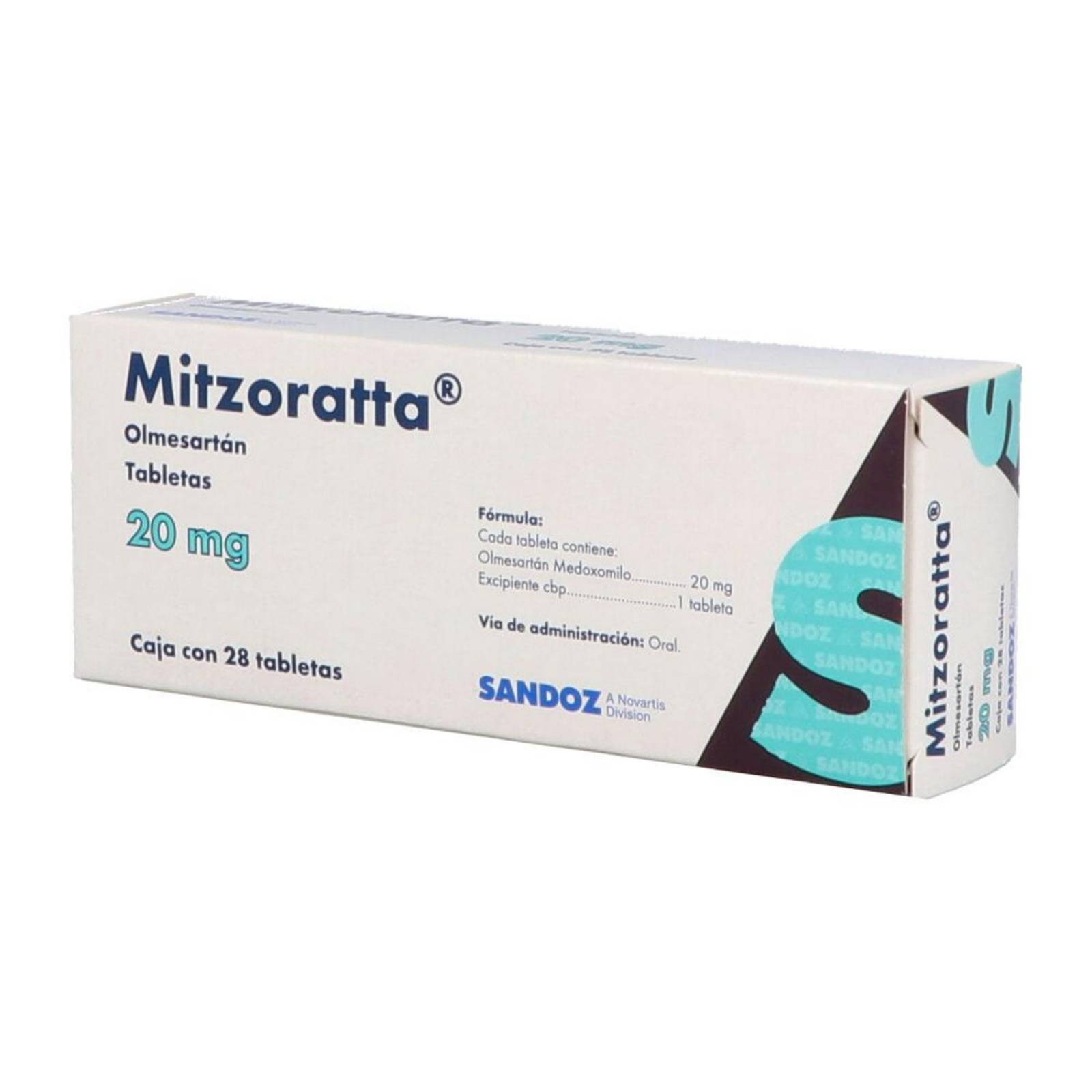 Mitzoratta 20 mg Caja Con 28 Tabletas 