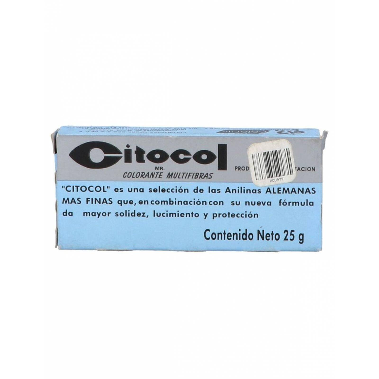 Citocol Colorante Multifibras Caja Con Barra Con 25 g Azul Claro 