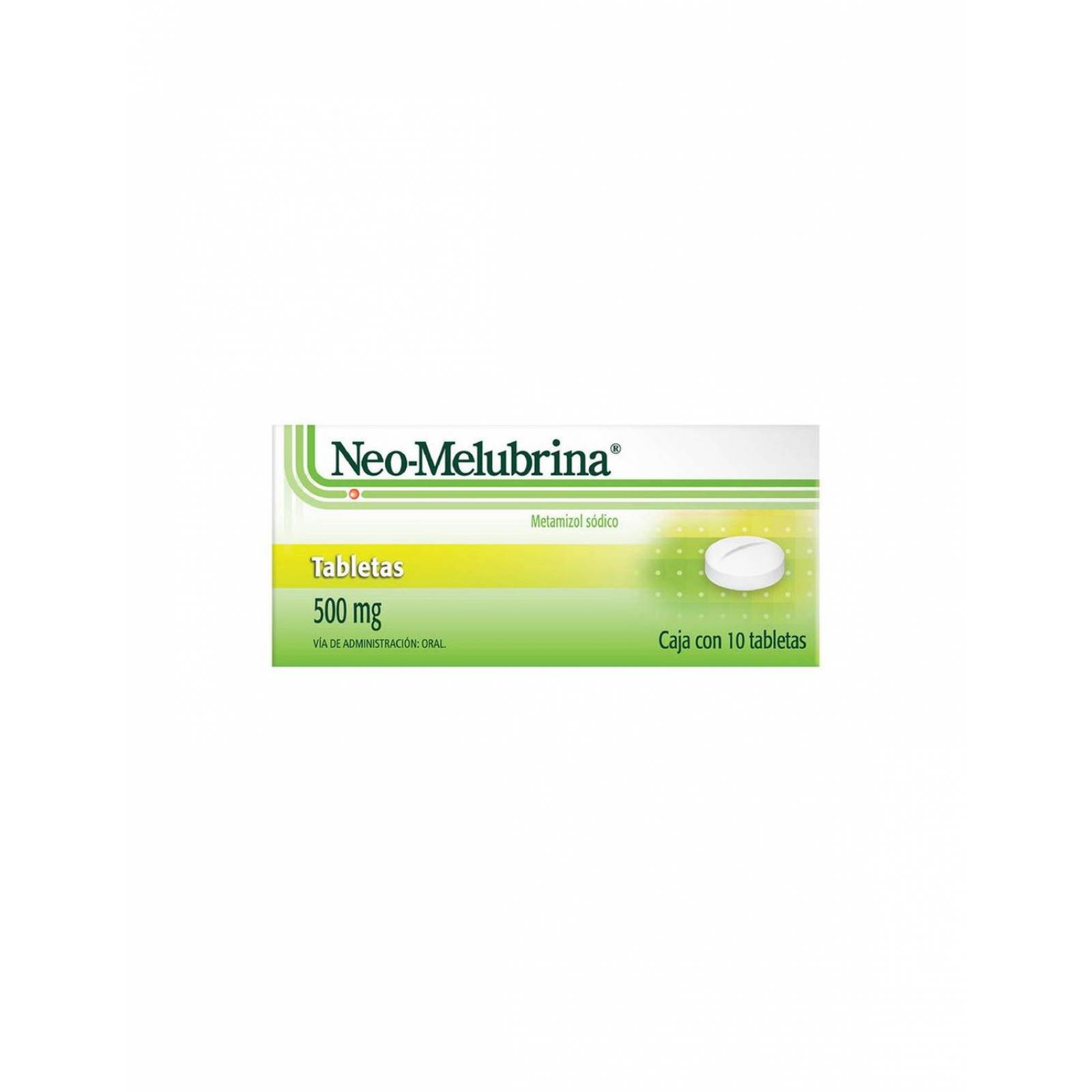 Neo Melubrina 500 mg Caja Con 10 Tabletas 