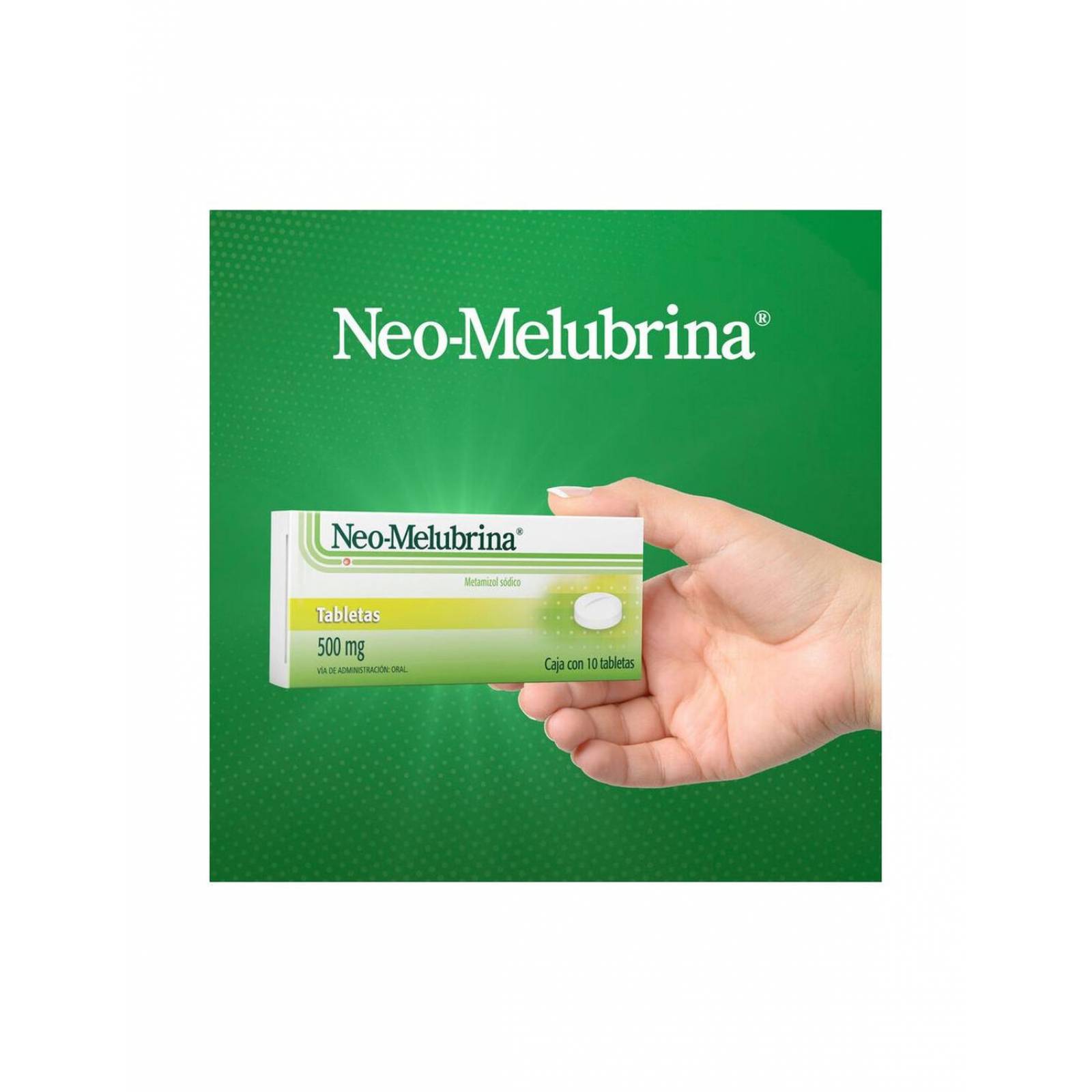 Neo Melubrina 500 mg Caja Con 10 Tabletas 