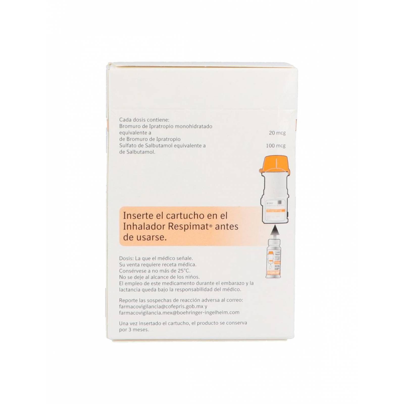 Combivent Respimat 1.68mg/8.77mg/1mL Caja Con Frasco Aerosol 