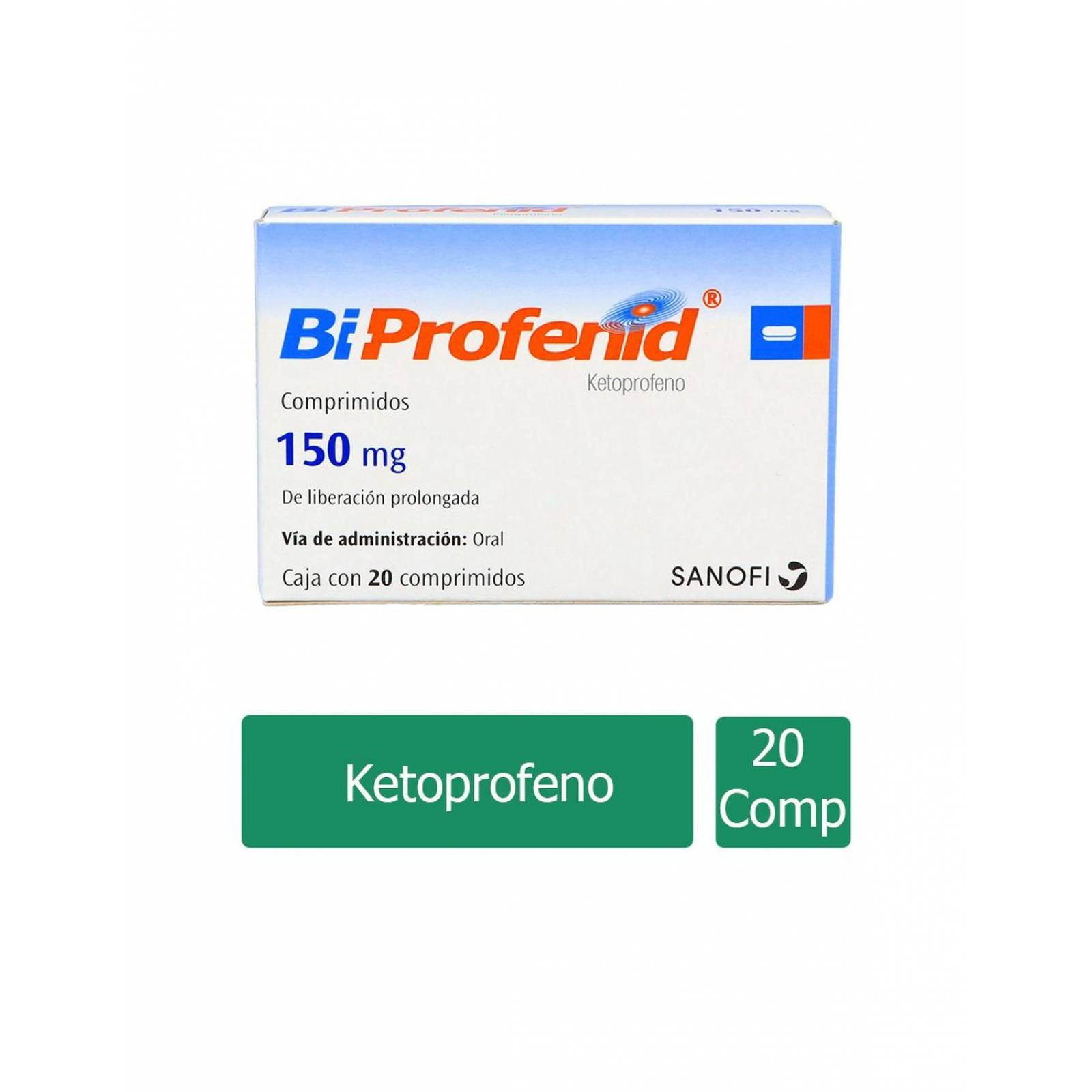 Bi Profenid 150 mg Caja Con 20 Comprimidos 