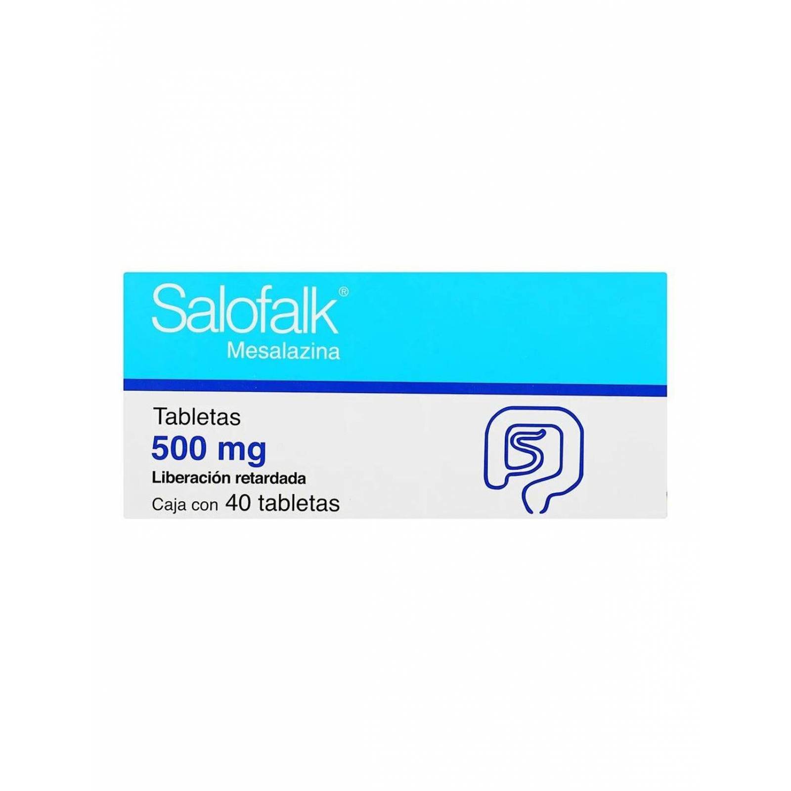 Salofalk 500 mg Caja con 40 Tabletas 