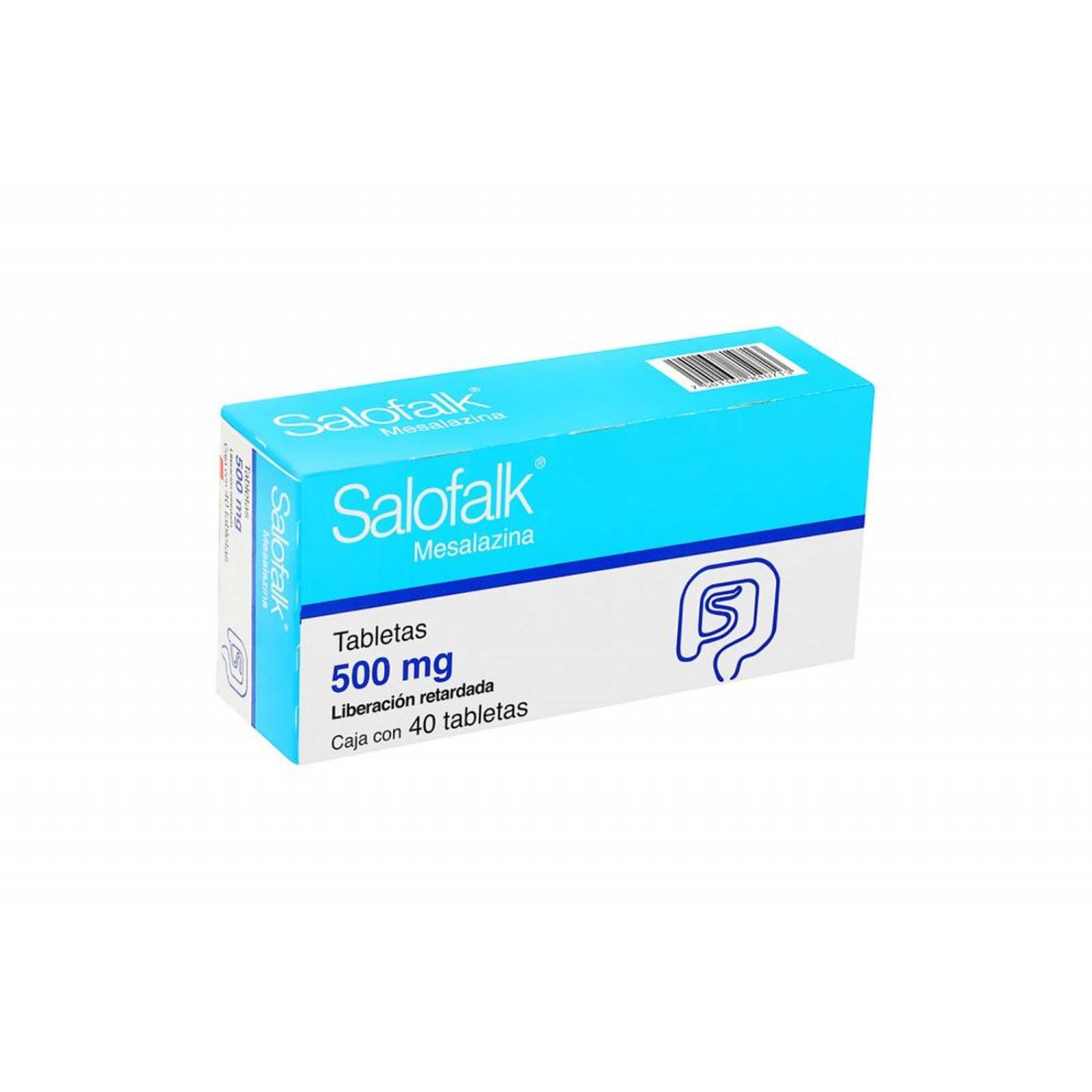Salofalk 500 mg Caja con 40 Tabletas 