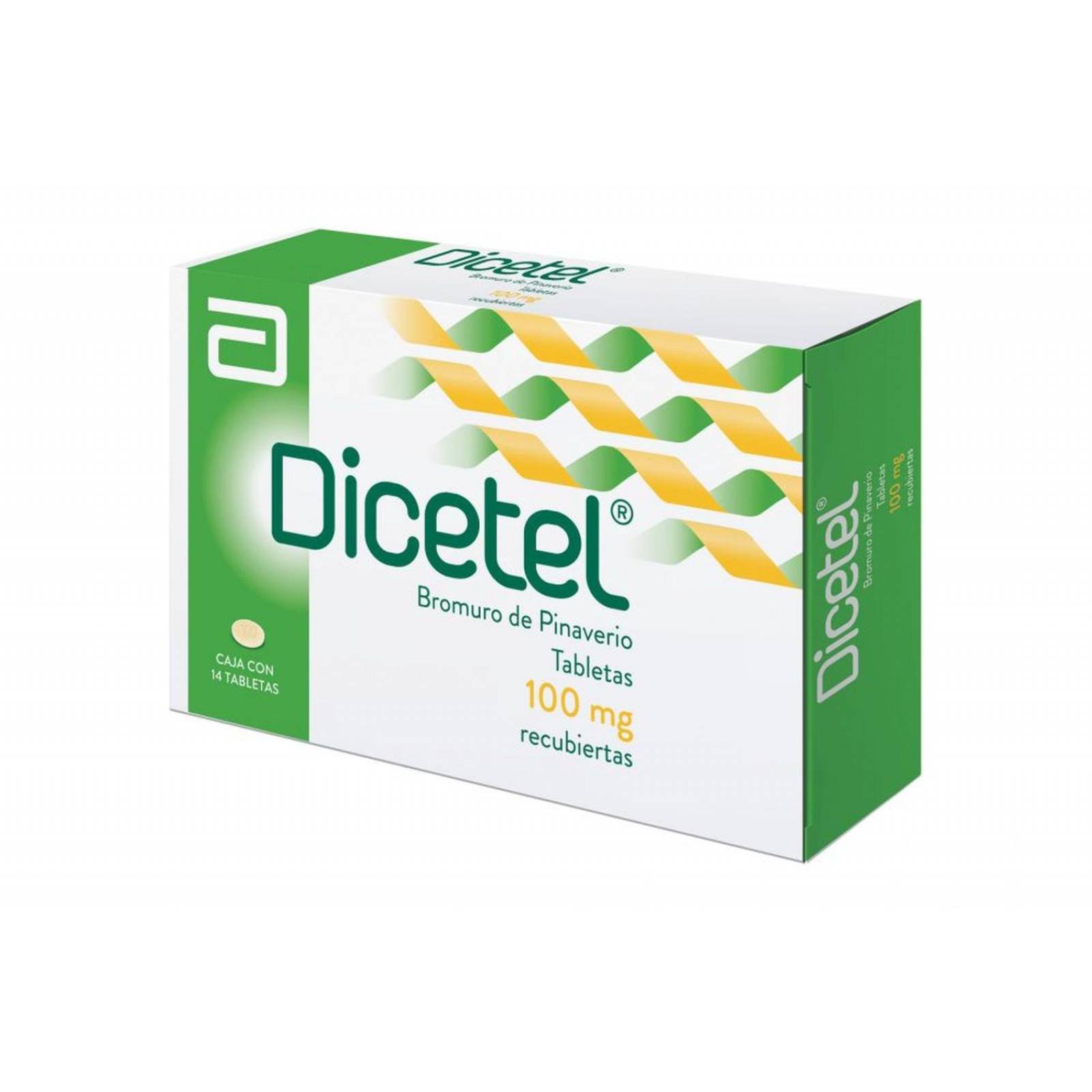 FRM-Dicetel 100 mg Caja Con 14 Tabletas Recubiertas 