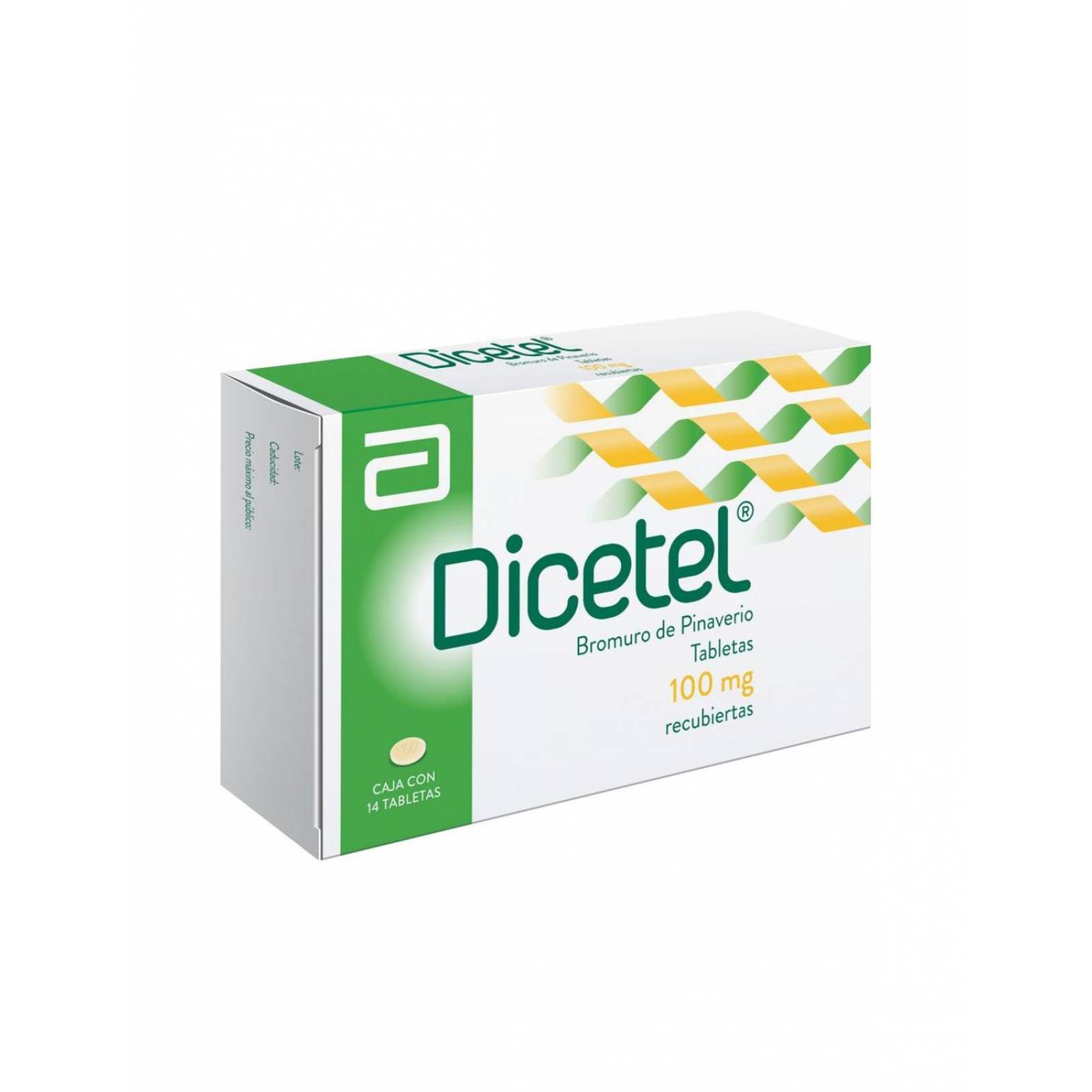 FRM-Dicetel 100 mg Caja Con 14 Tabletas Recubiertas 