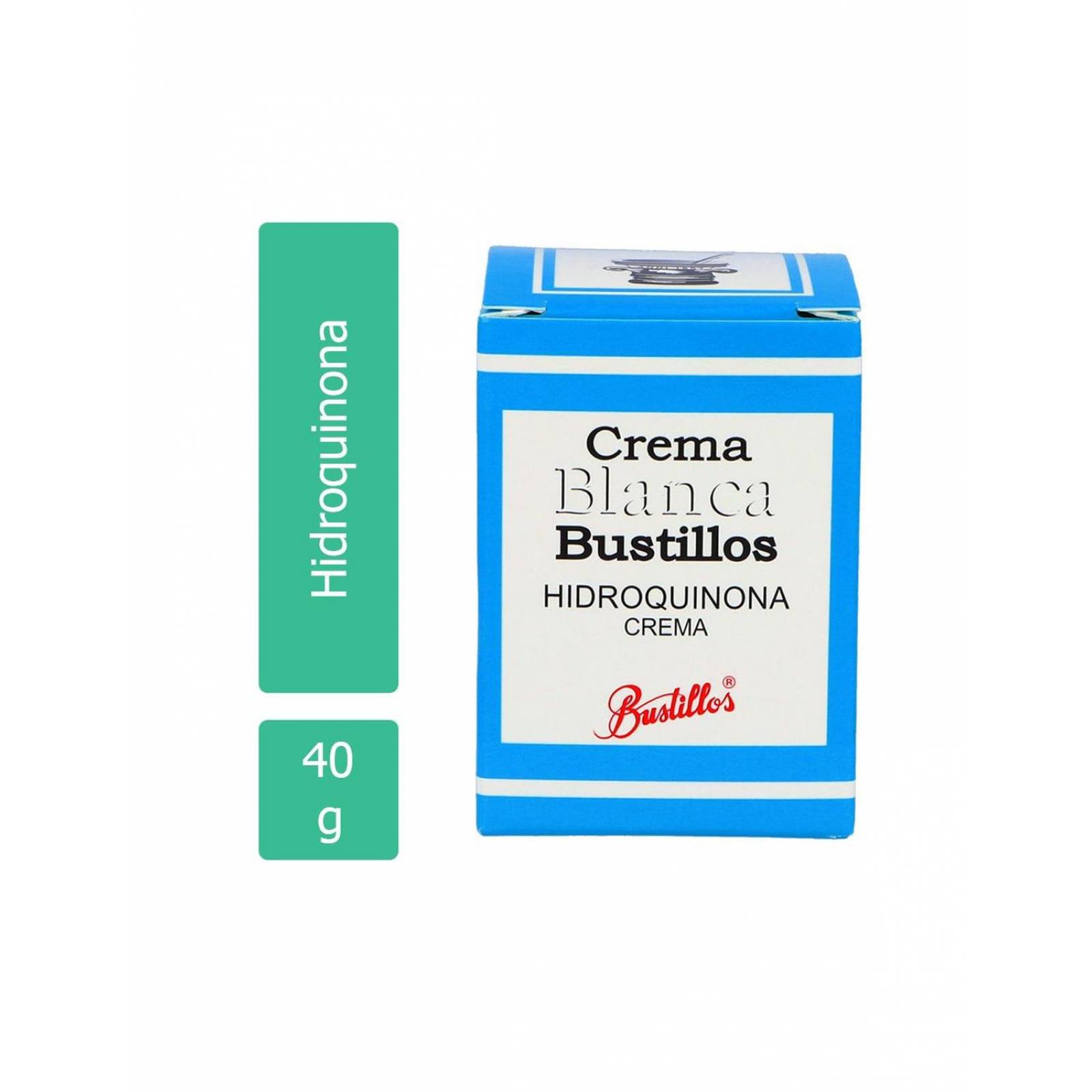 Crema Blanca Bustillos Hidroquinona Caja Con Frasco Con 40 g 