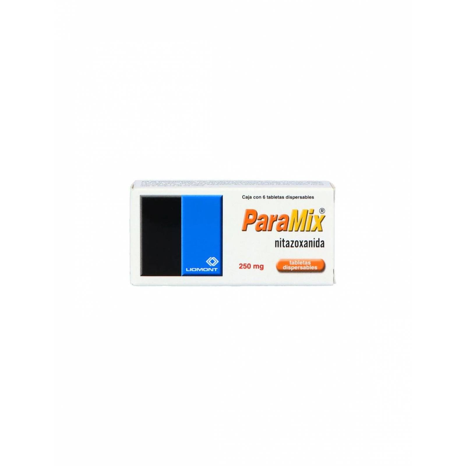 Paramix 250 mg Caja Con 6 Tabletas Dispensables 