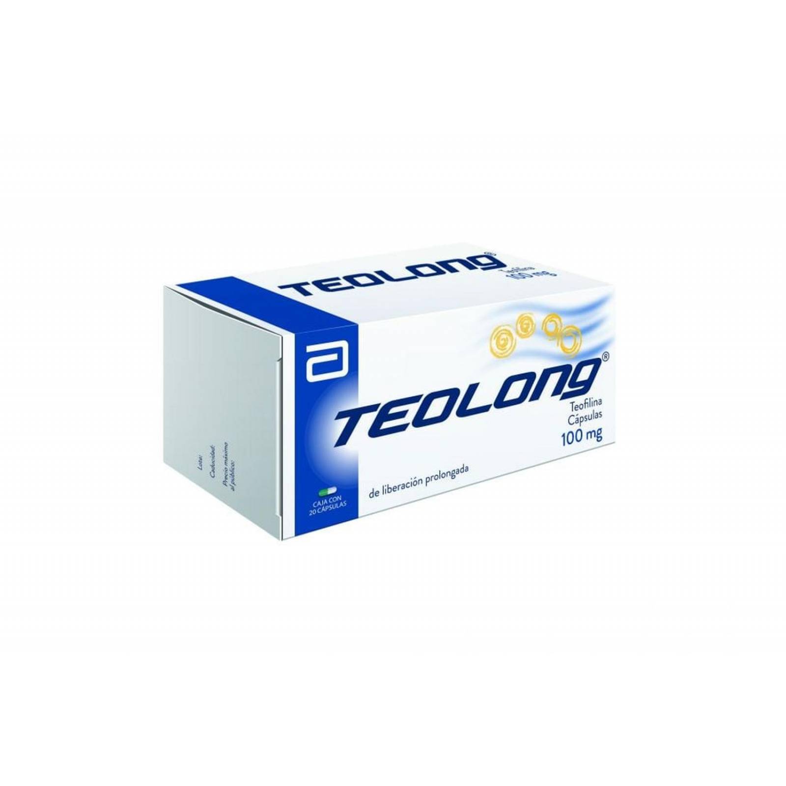 Teolong 100 mg Caja Con 20 Cápsulas 