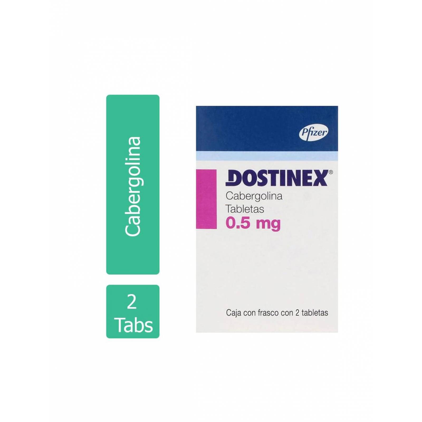 Dostinex 0.5mg Frasco Con 2 Tabletas 