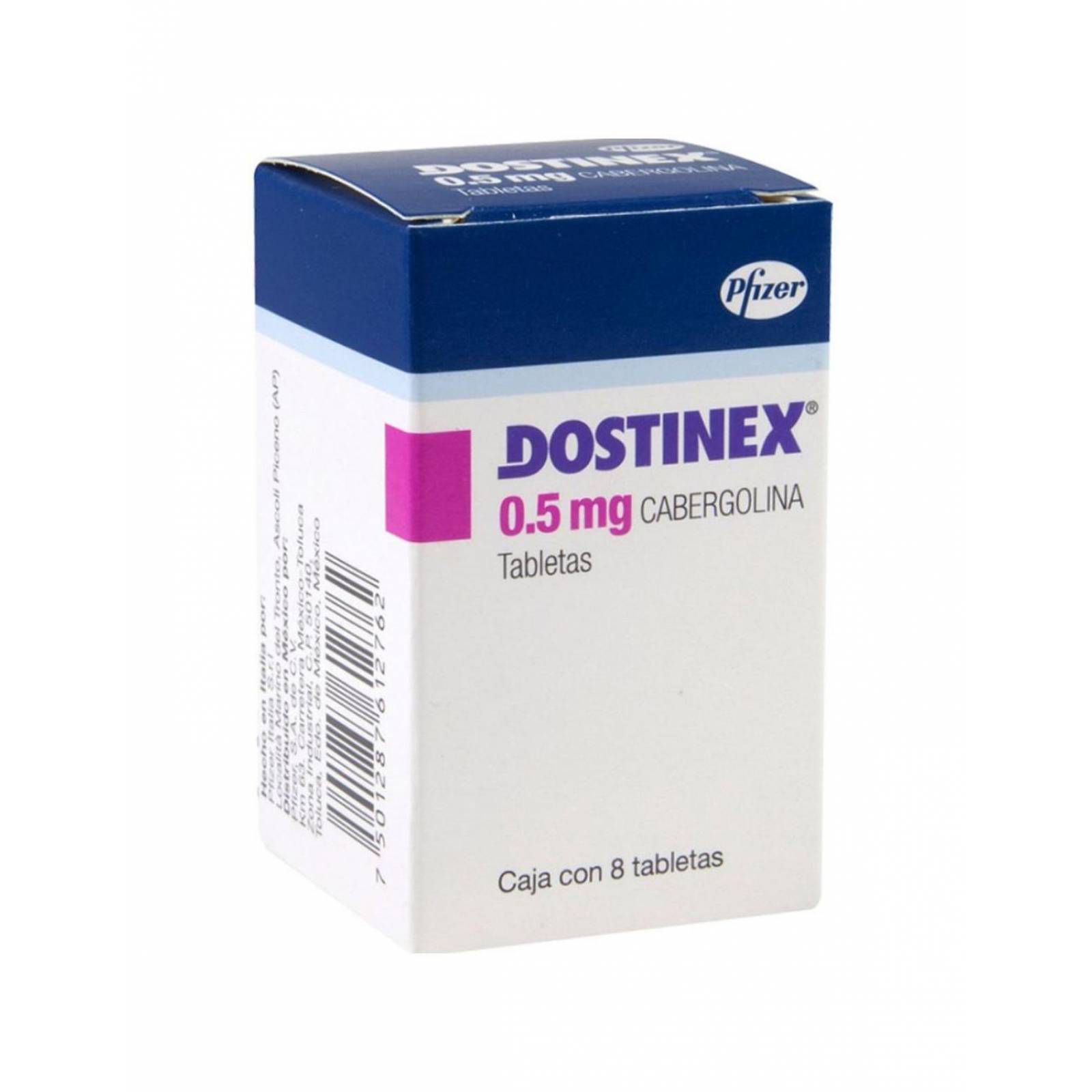 Dostinex 0.5 mg Caja Con 8 Tabletas 