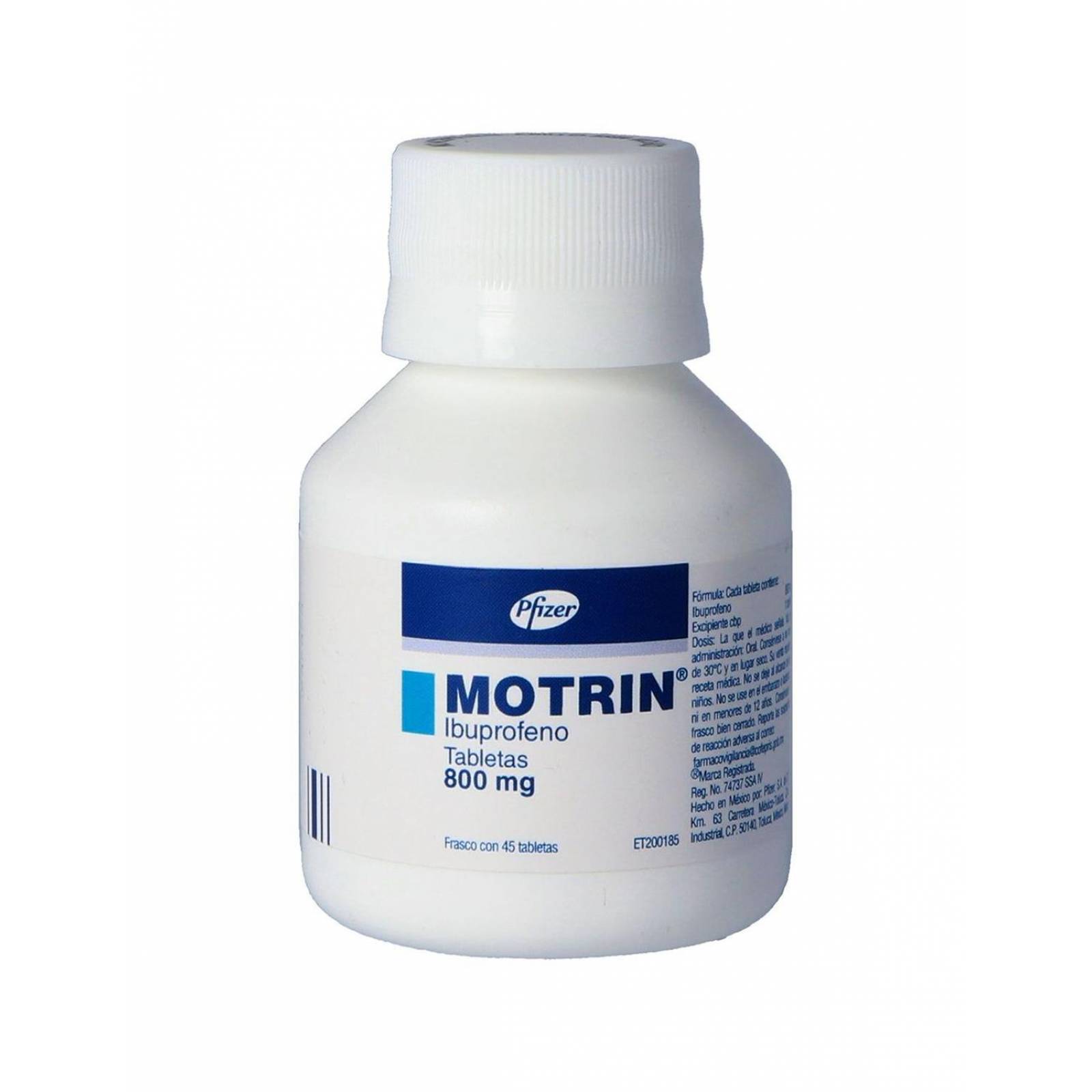 Motrin 800 mg Caja Con 45 Grageas 