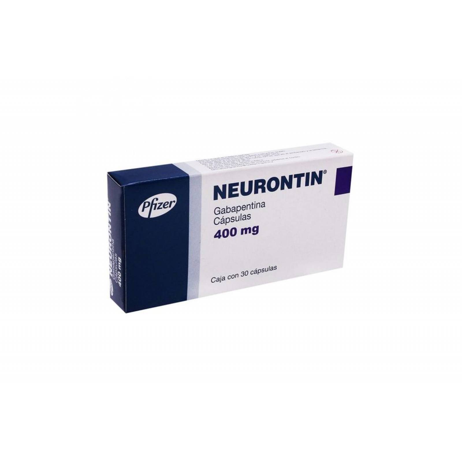 Neurontin 400 mg Caja Con 30 Cápsulas 