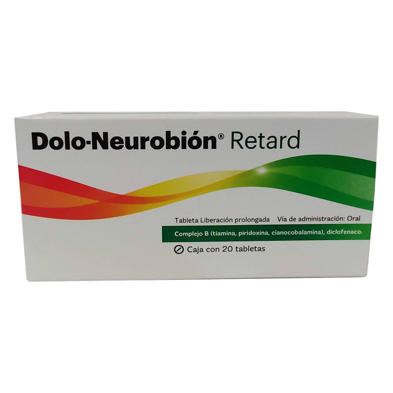 DOLONEUROBION RETARD 100MG / 1MG CAJA X 20 TABLETAS 