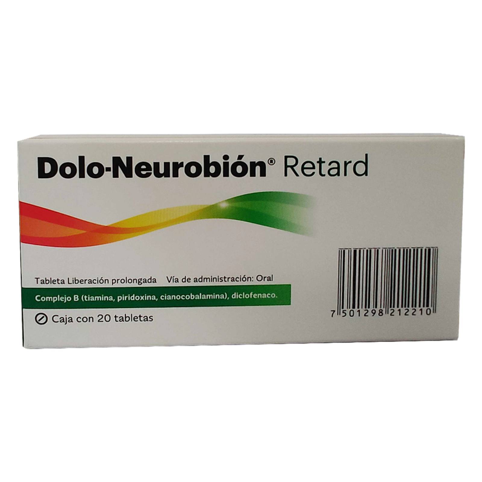 DOLONEUROBION RETARD 100MG / 1MG CAJA X 20 TABLETAS 