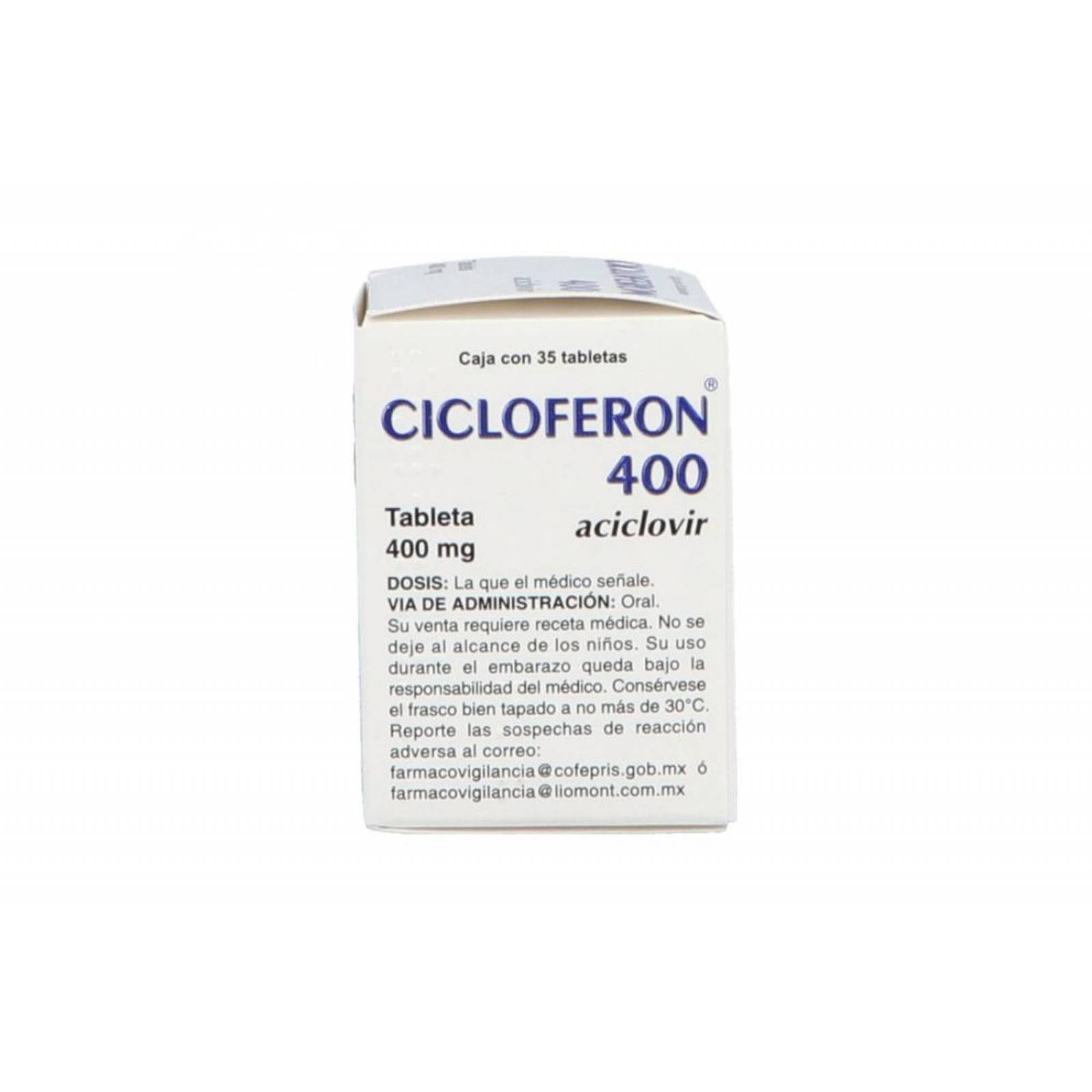 Cicloferon 400 mg Caja Con 35 Tabletas 