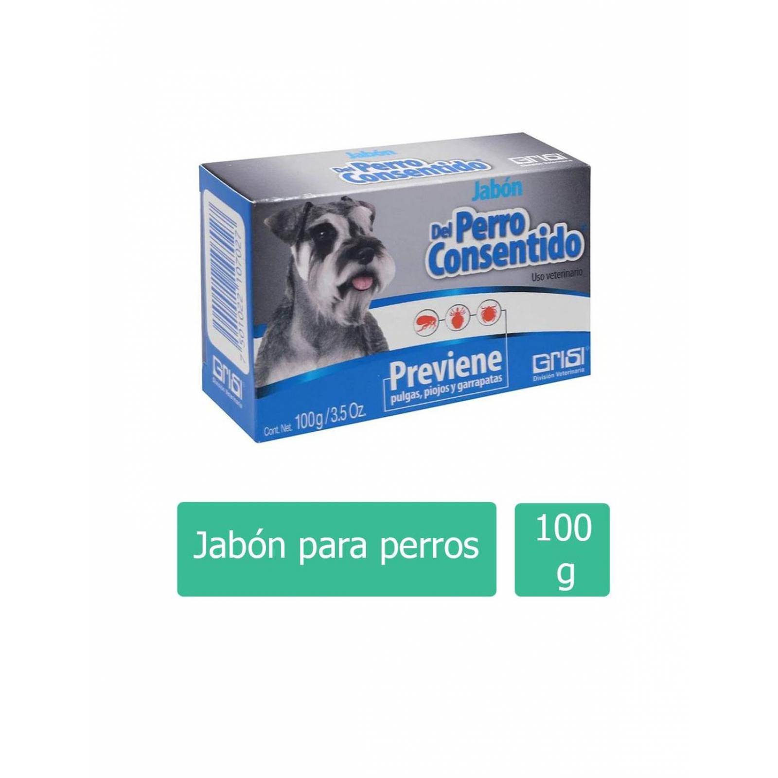 GRISI JABÓN DEL PERRO CONSENTIDO CAJA CON 100 G 