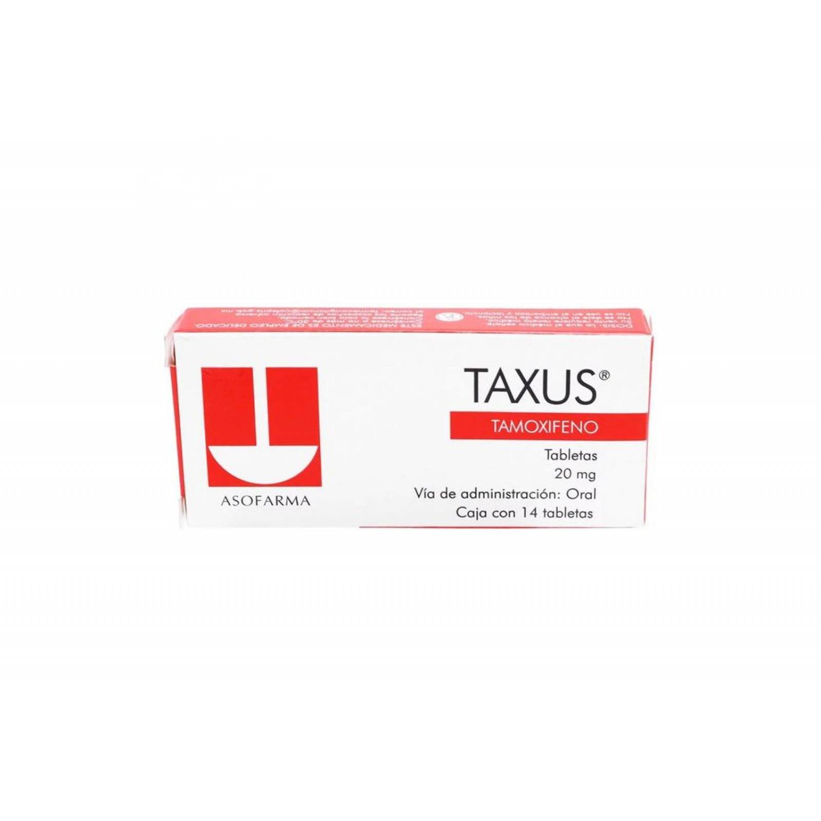 Taxus 20 mg Caja Con 14 Tabletas 