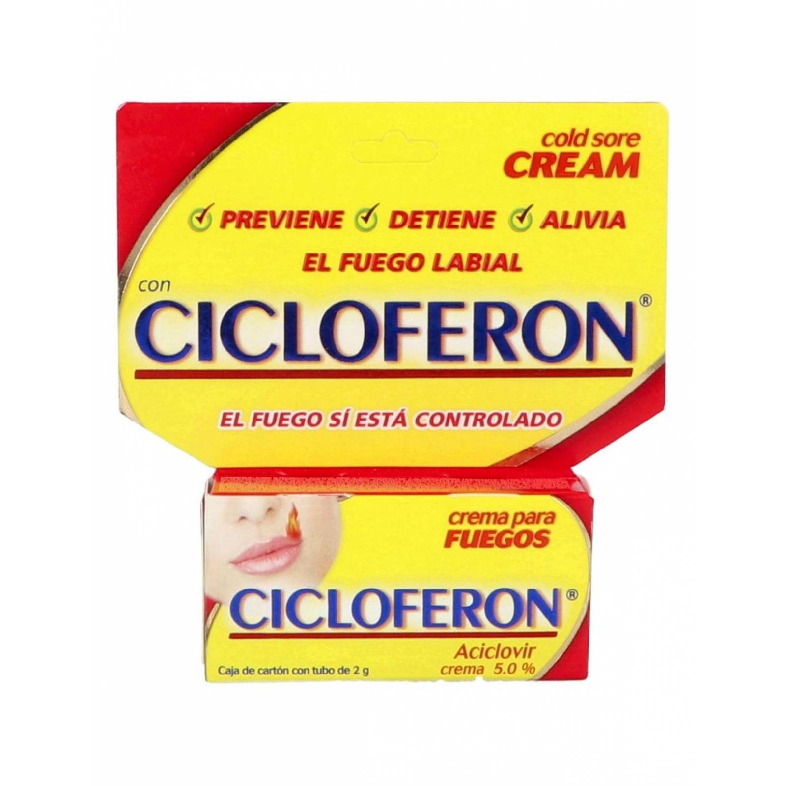 Cicloferon Crema 5.0 % Caja Con Tubo Con 2 g 