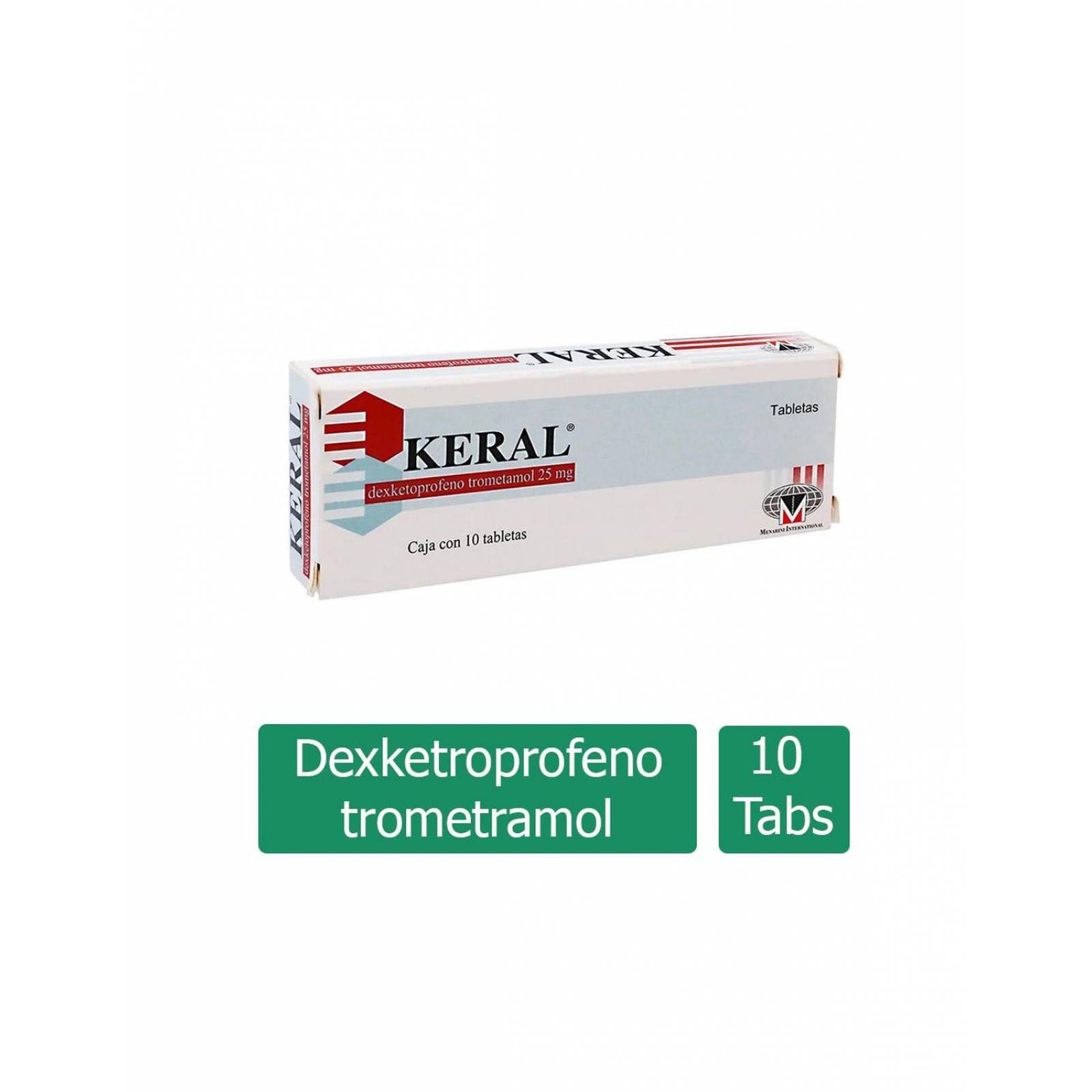 Keral 25 mg Caja Con 10 Tabletas 