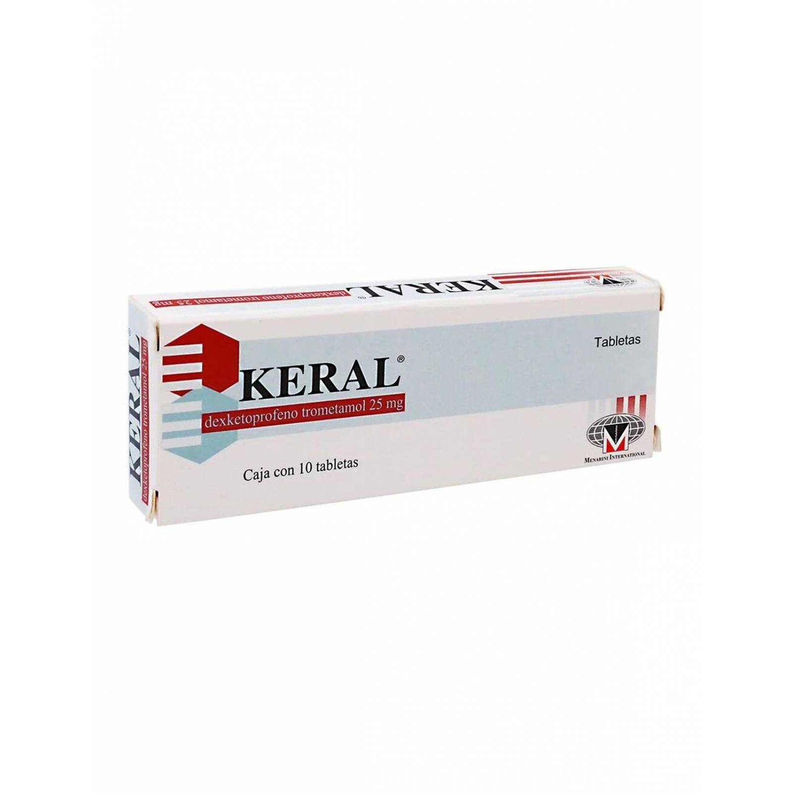 Keral 25 mg Caja Con 10 Tabletas 
