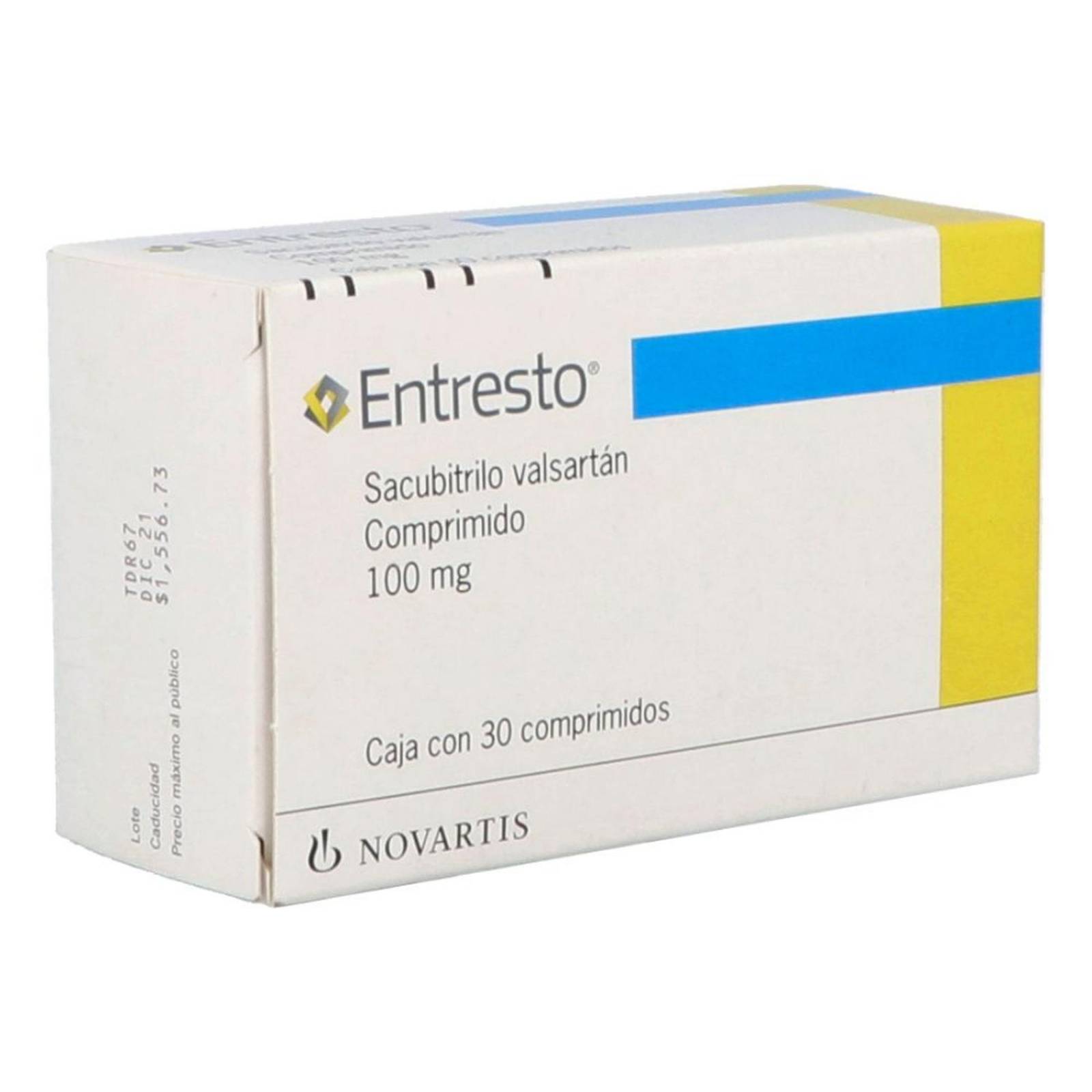 Entresto 100 mg Caja Con 30 Comprimidos 