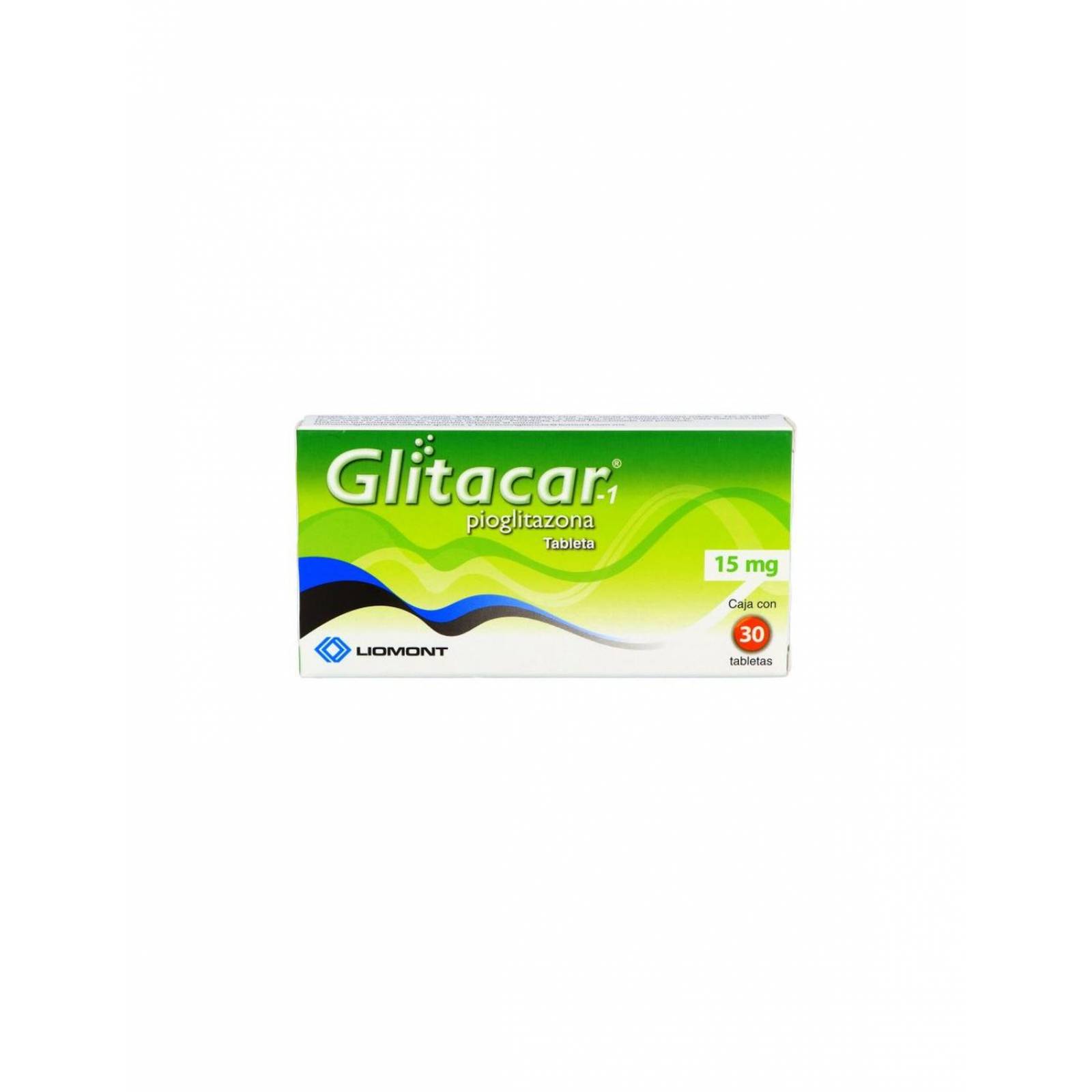 Glitacar 15 mg Caja Con 30 Tabletas 