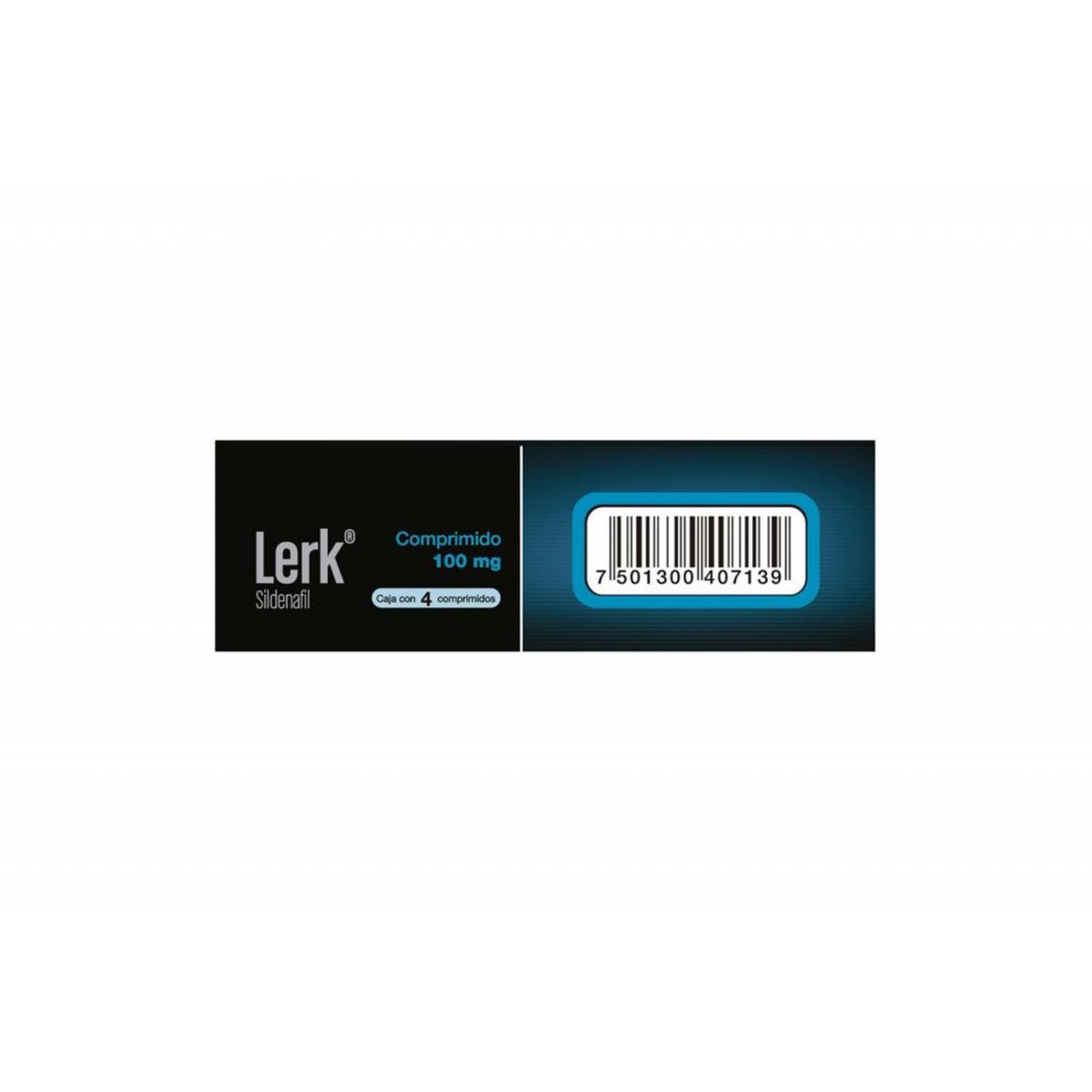 Lerk 100 mg Caja Con 4 Comprimidos 