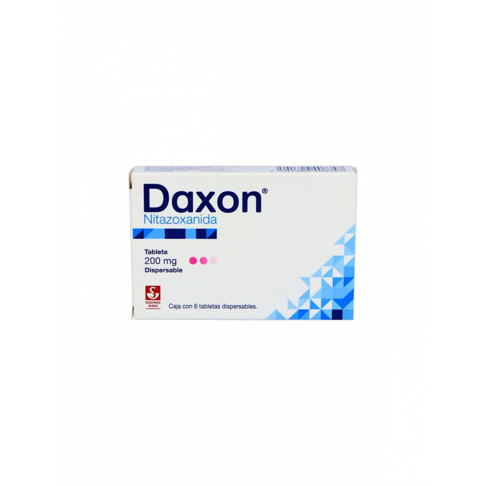 Daxon 200 mg Caja Con 6 Tabletas 