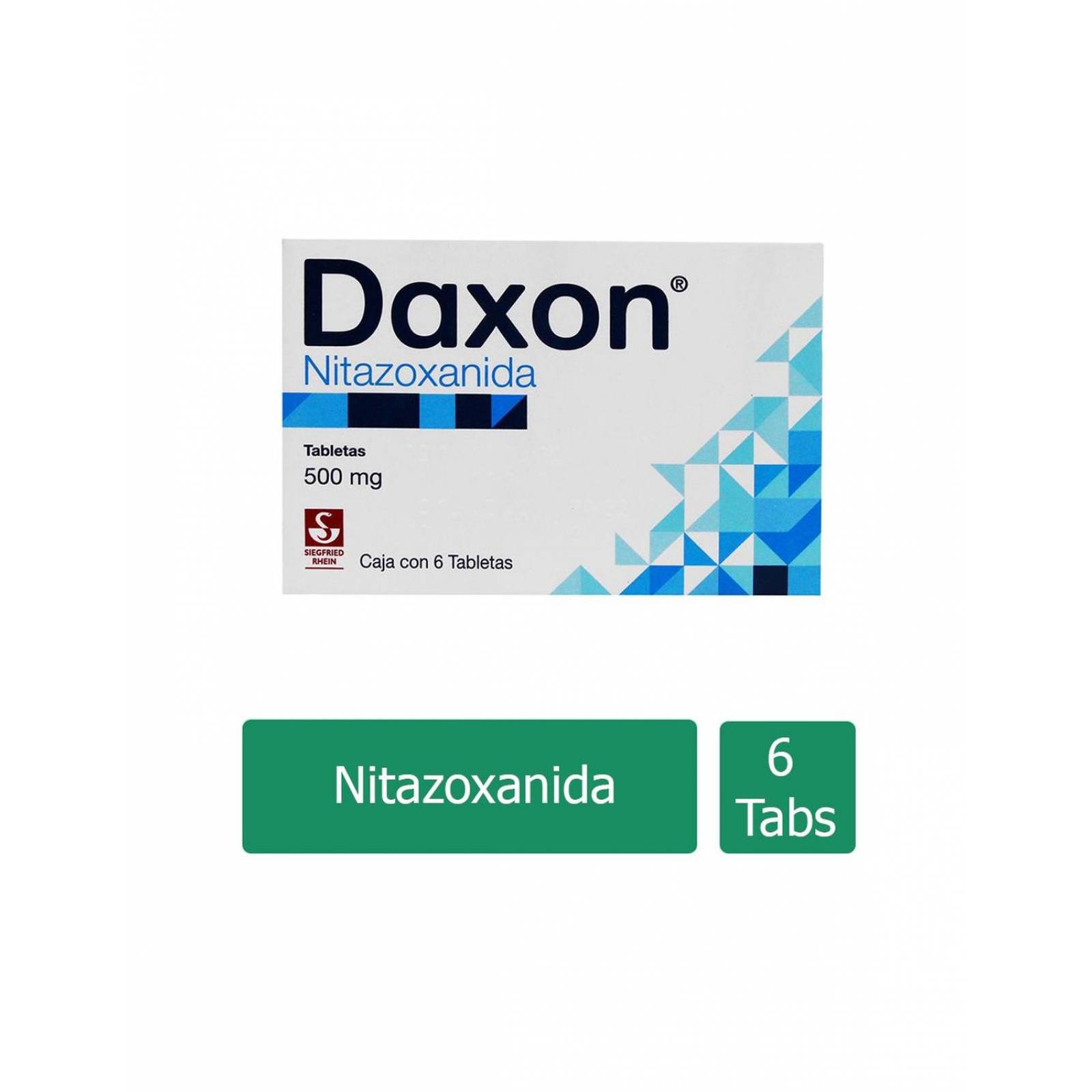 Daxon 500 mg Caja Con 6 Tabletas 