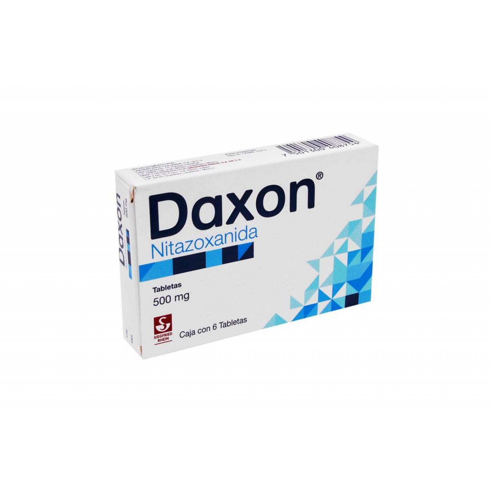 Daxon 500 mg Caja Con 6 Tabletas 