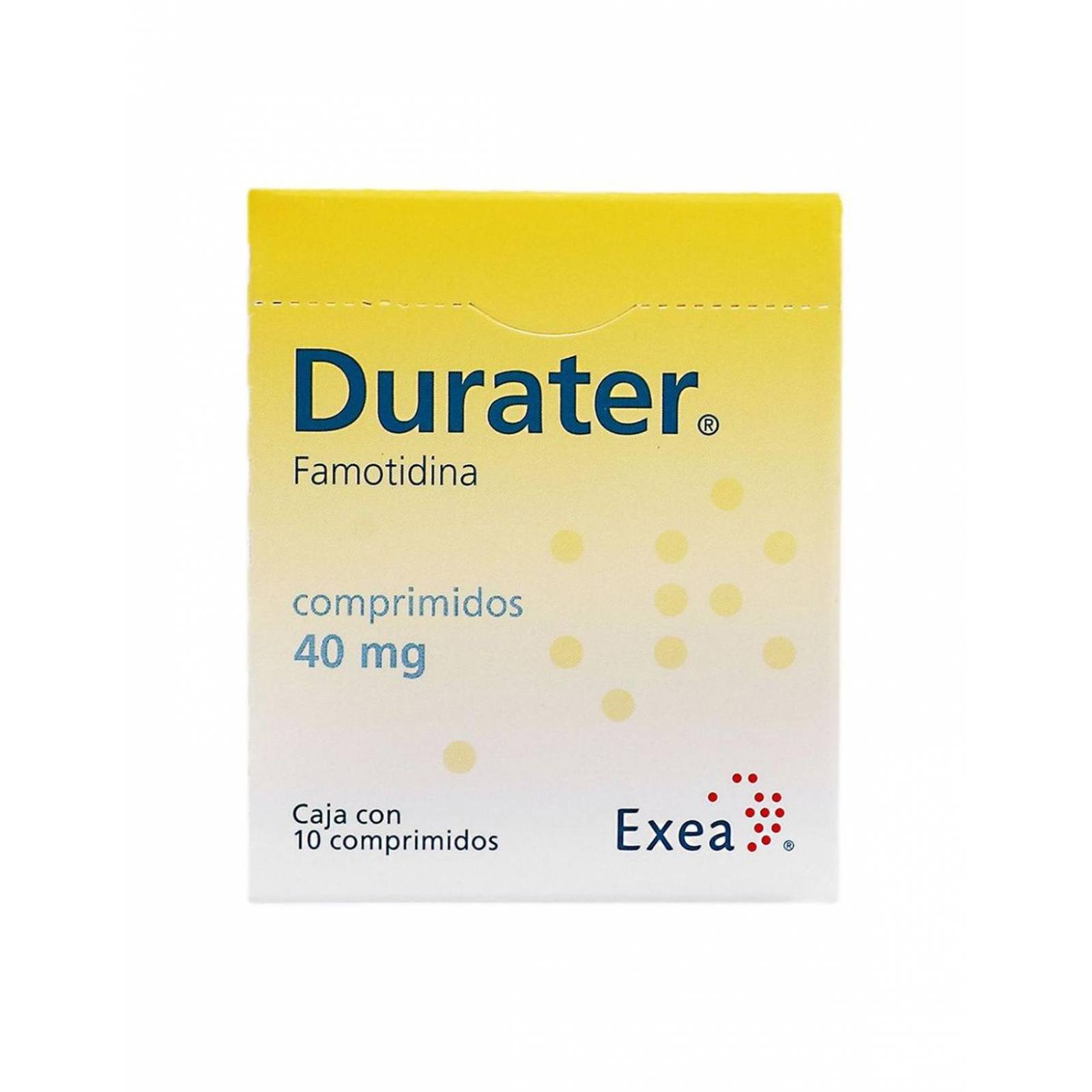 Durater 40 mg Caja Con 10 Comprimidos 